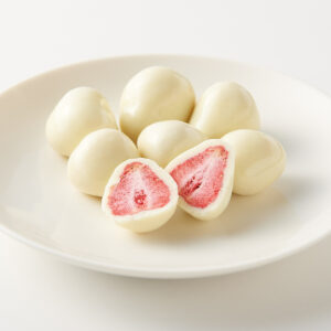 White Chocolate Coated Strawberries
