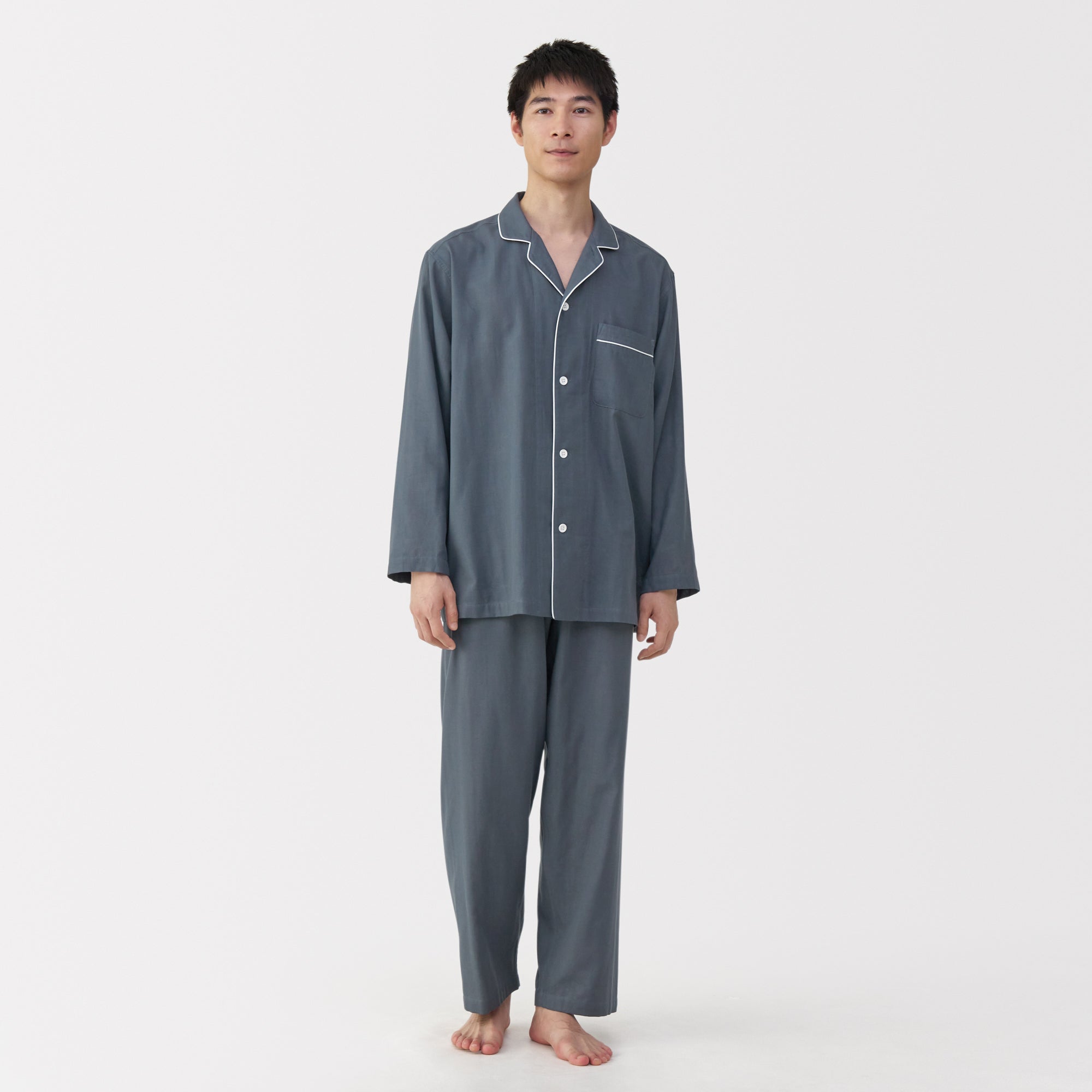 Side Seamless Double Gauze Pajamas - Image 17