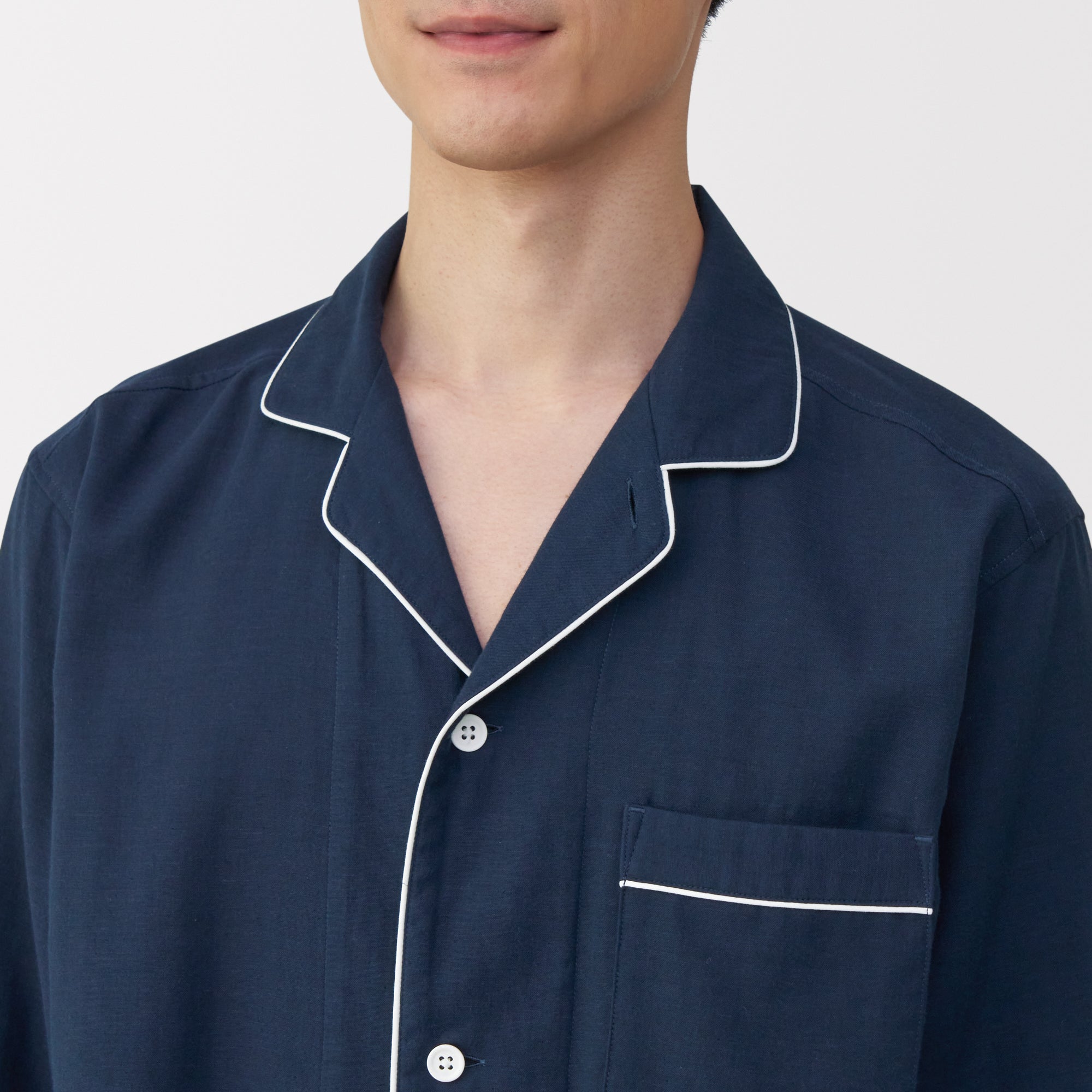 Side Seamless Double Gauze Pajamas - Image 7