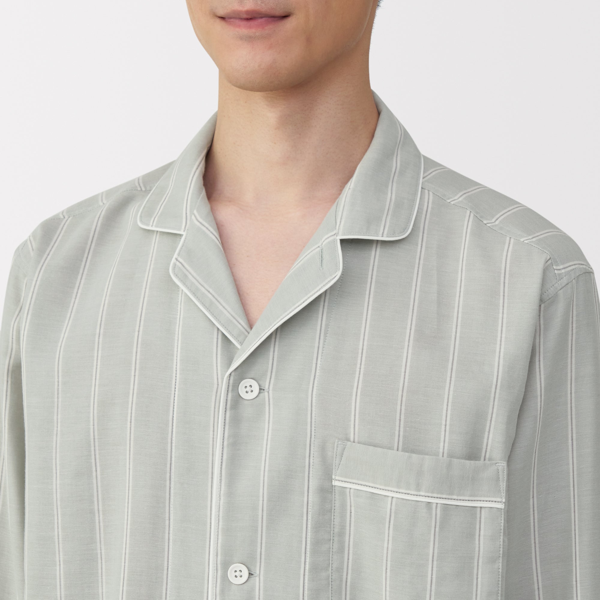 Side Seamless Double Gauze Pajamas - Image 35