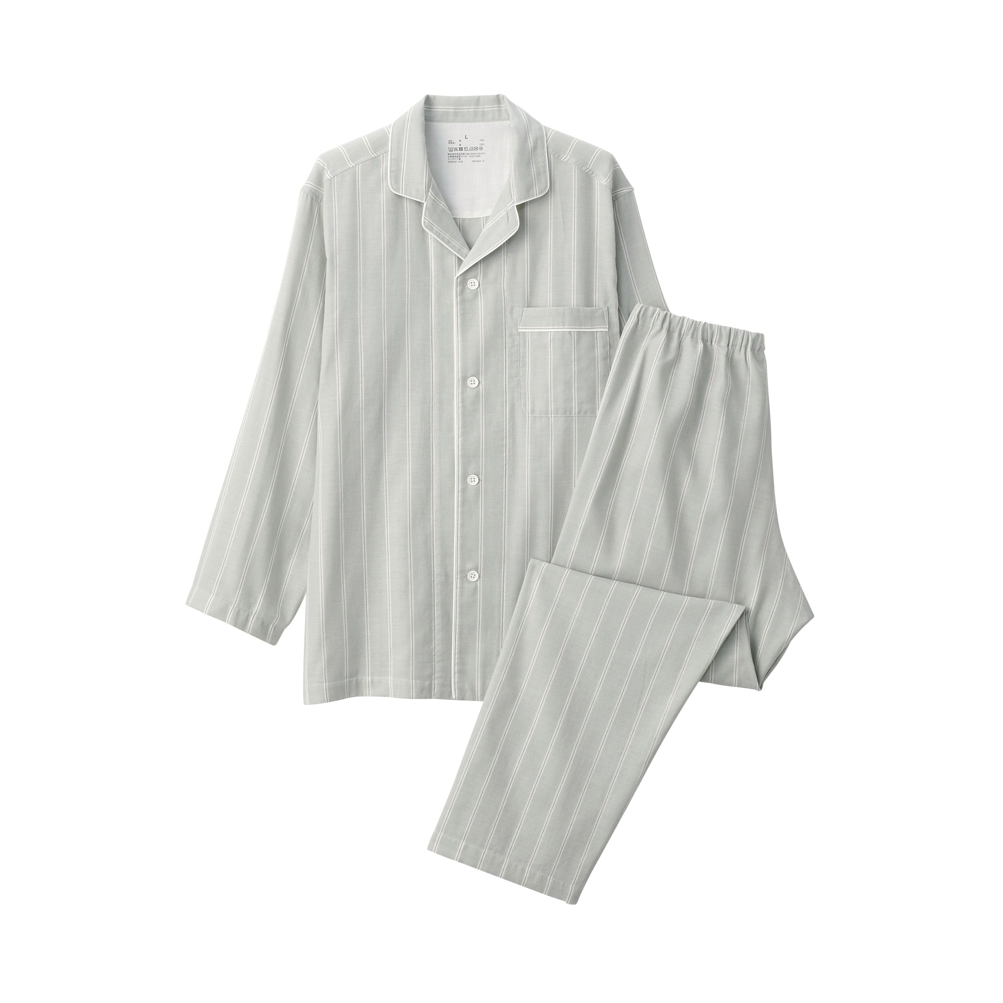 Side Seamless Double Gauze Pajamas - Image 30