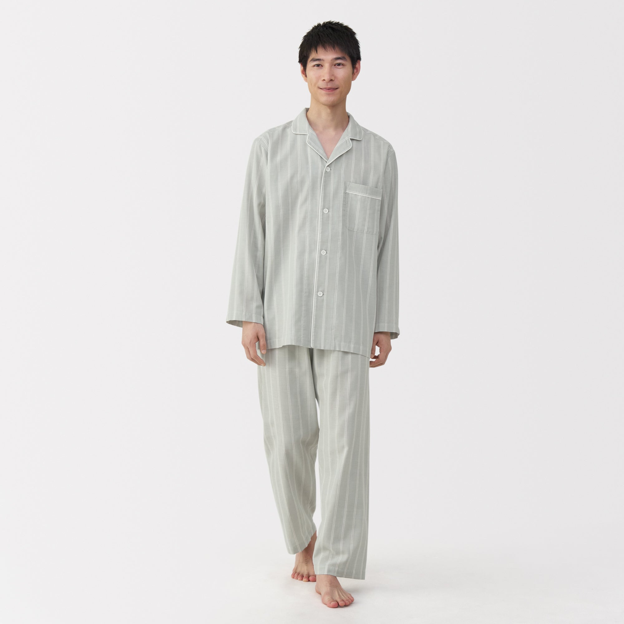 Side Seamless Double Gauze Pajamas - Image 31