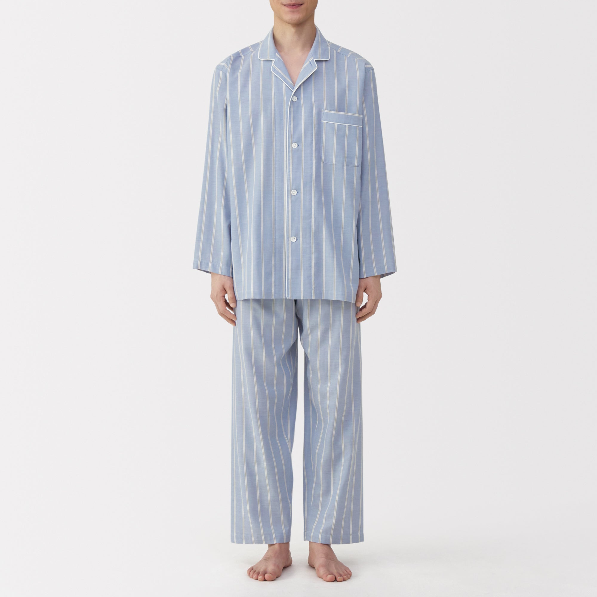 Side Seamless Double Gauze Pajamas - Image 46