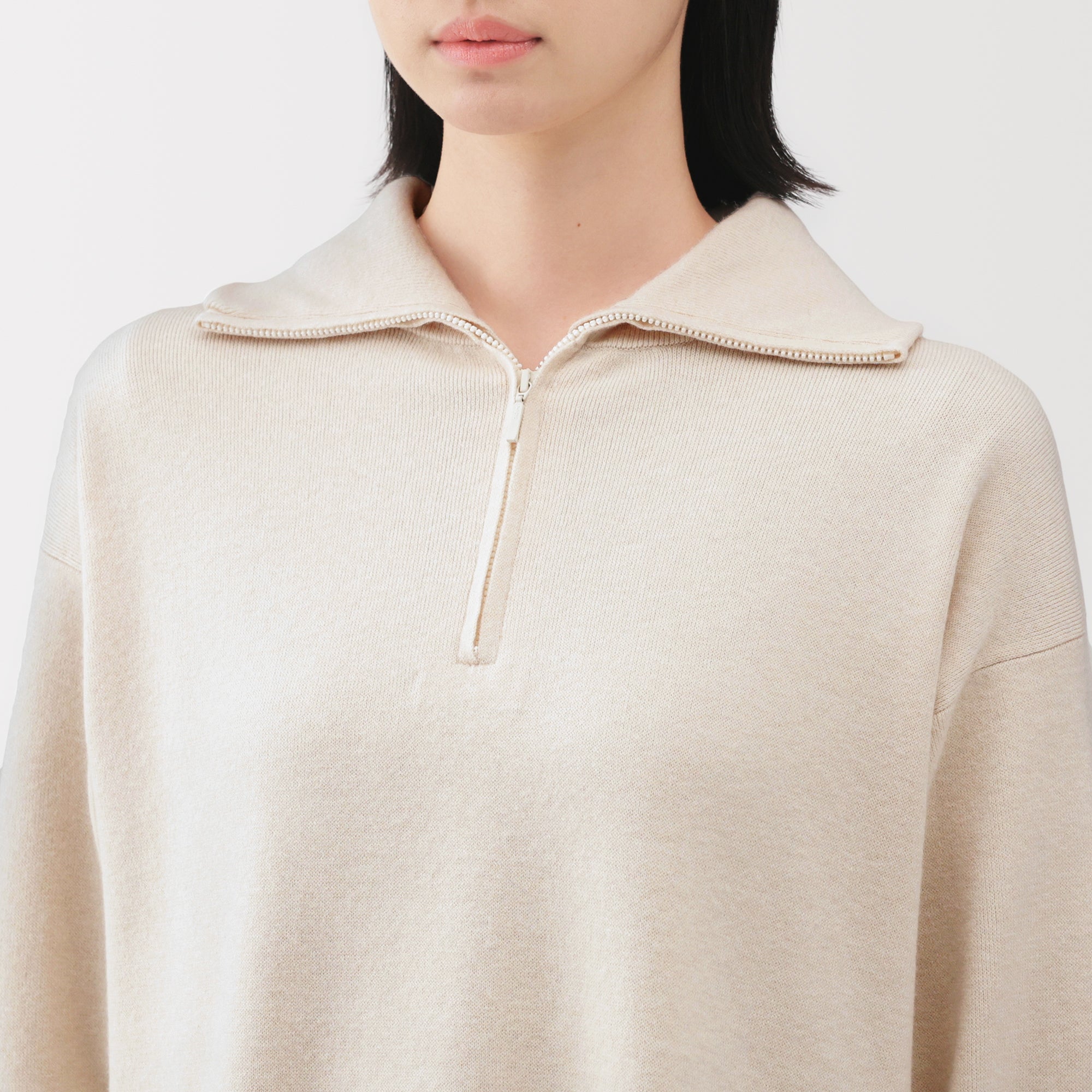 Milano Rib Half-Zip Sweater - Image 7