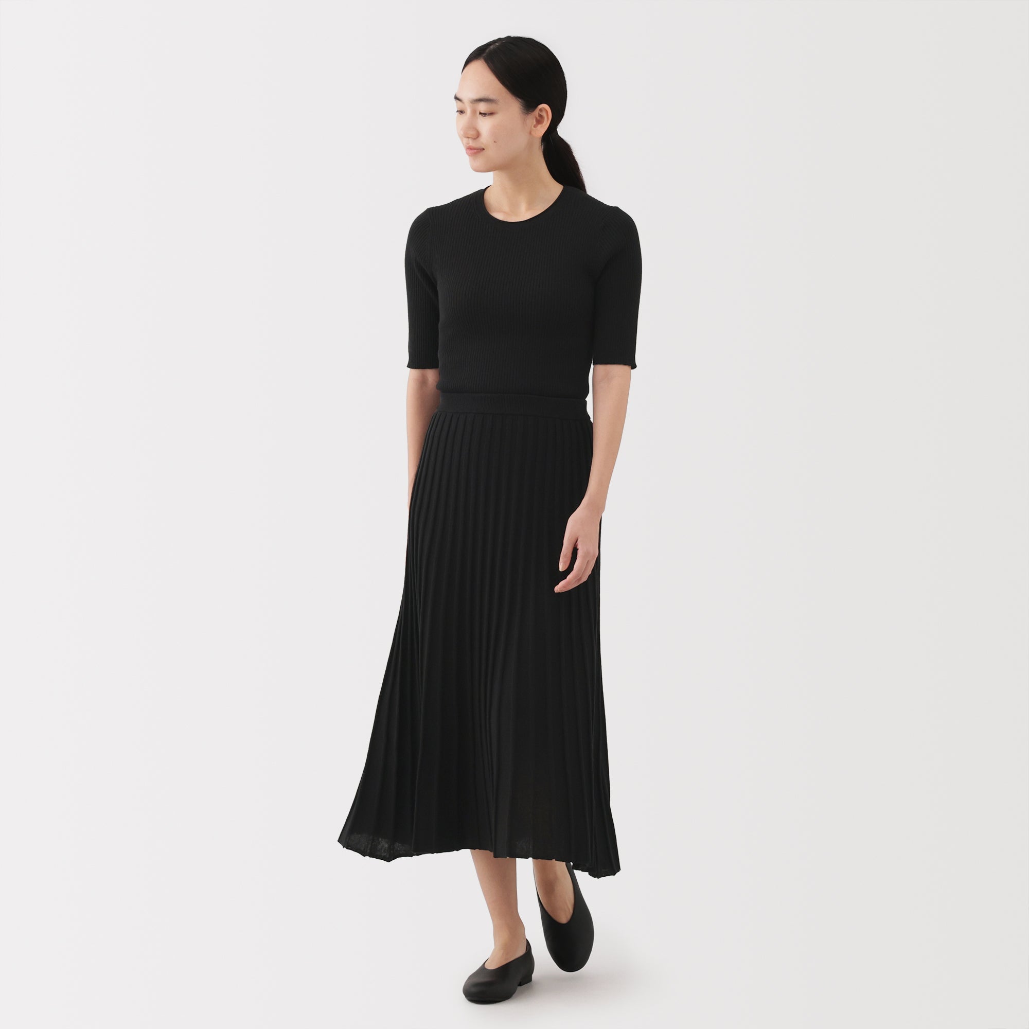 Lyocell Blend Half Sleeve Sweater - Image 11