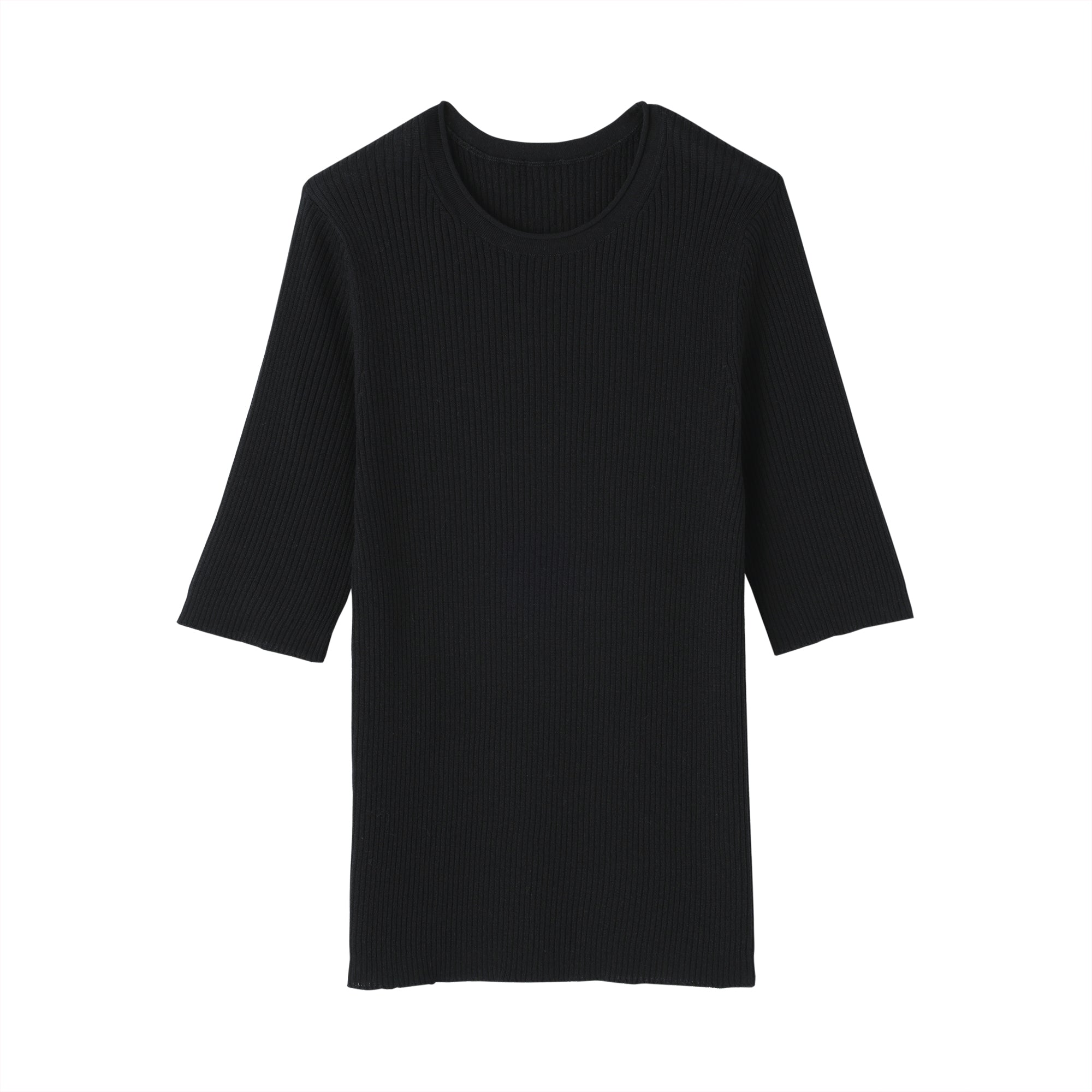 Lyocell Blend Half Sleeve Sweater - Image 9