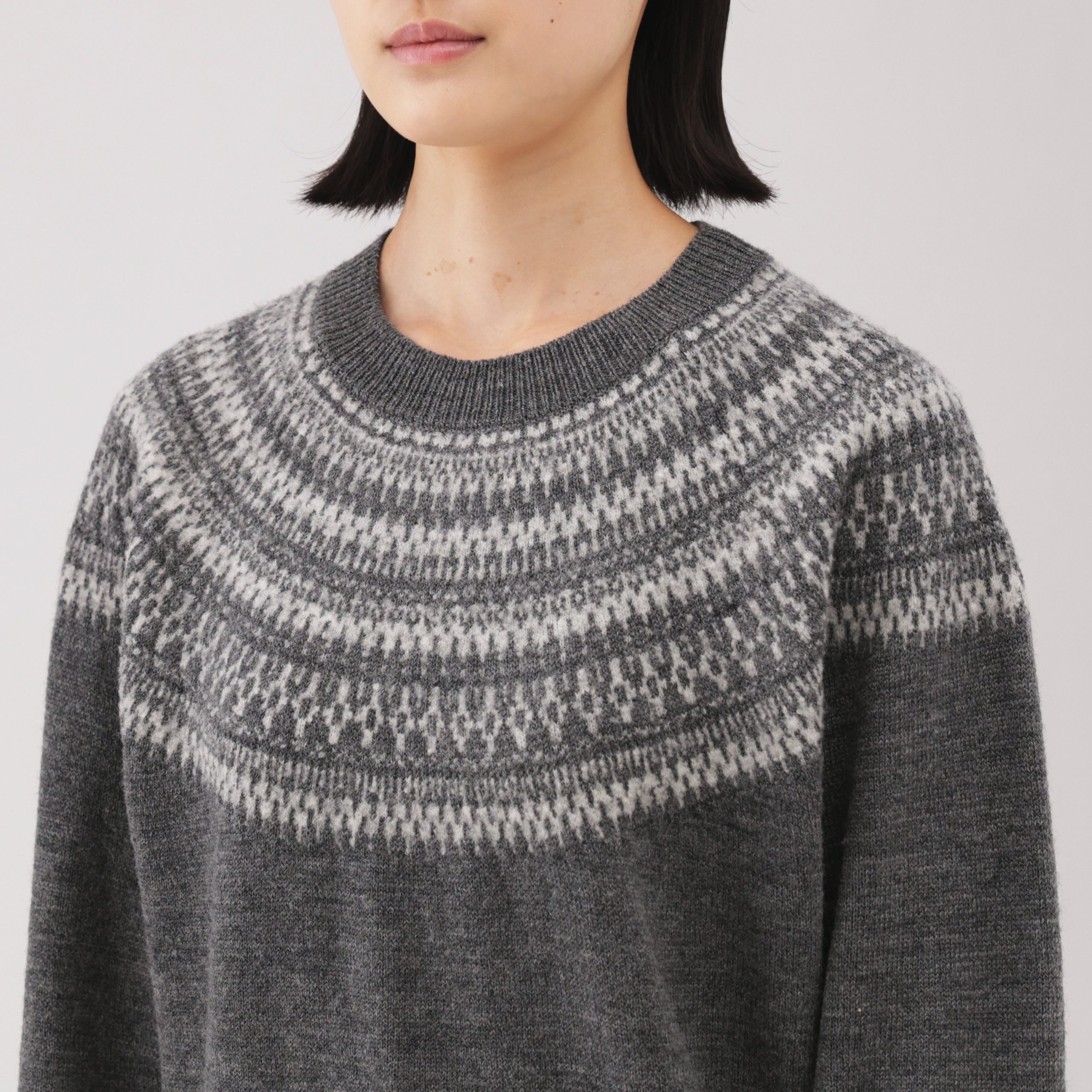 Andes Wool Blend Jacquard Sweater - Image 14