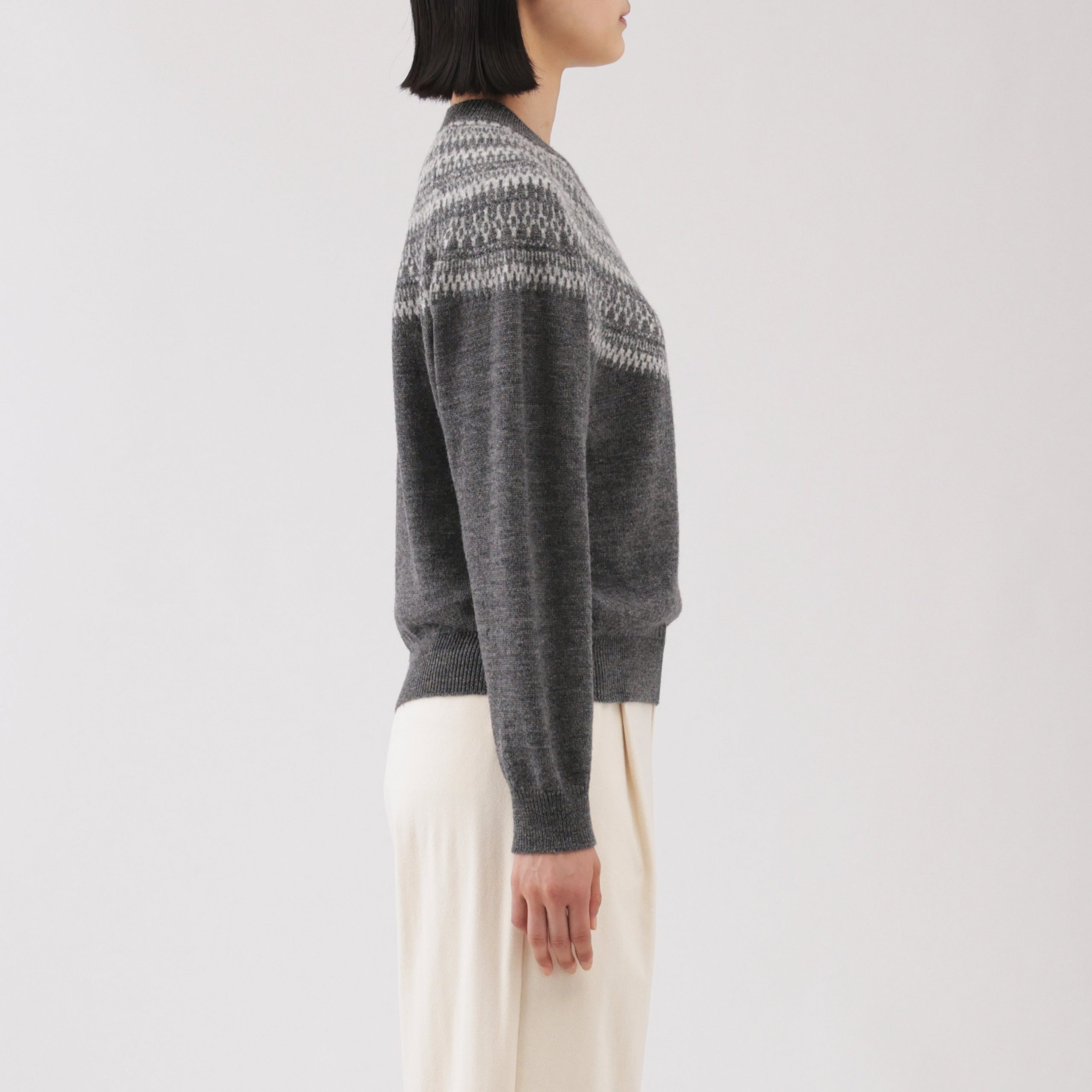 Andes Wool Blend Jacquard Sweater - Image 5