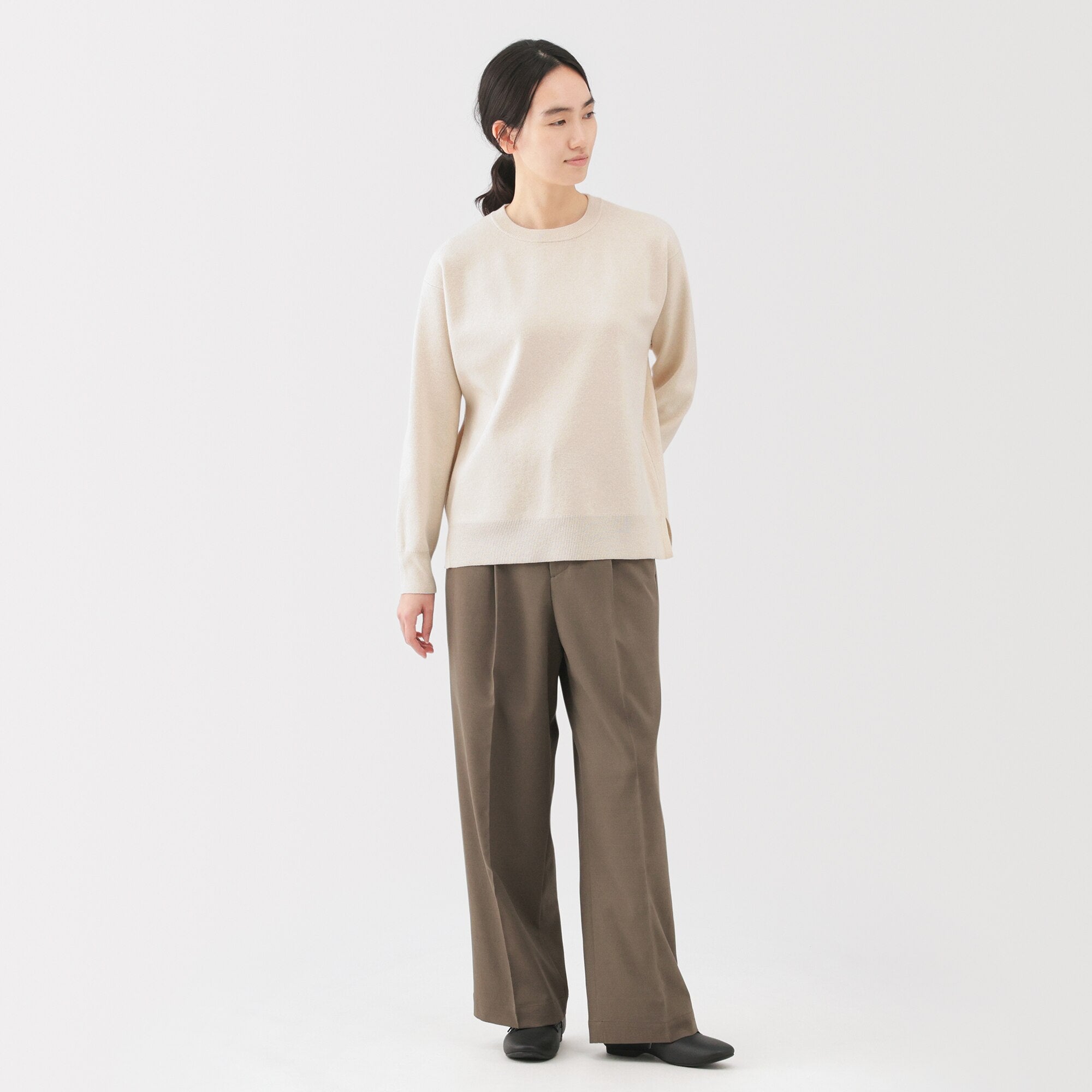 Milano Rib Crew Neck Sweater - Image 4