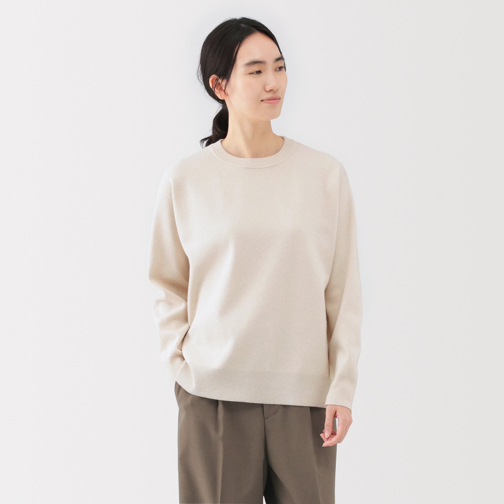 Milano Rib Crew Neck Sweater - Image 3