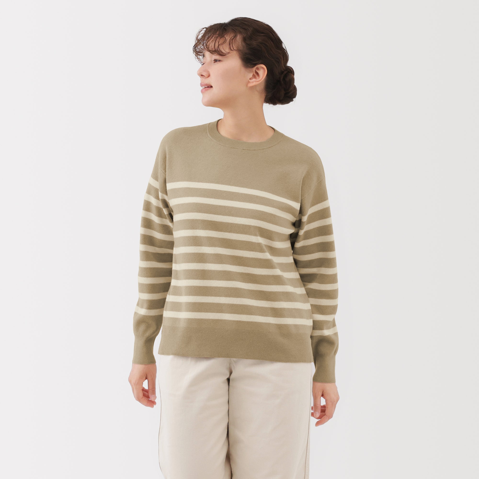 Milano Rib Crew Neck Sweater - Image 3