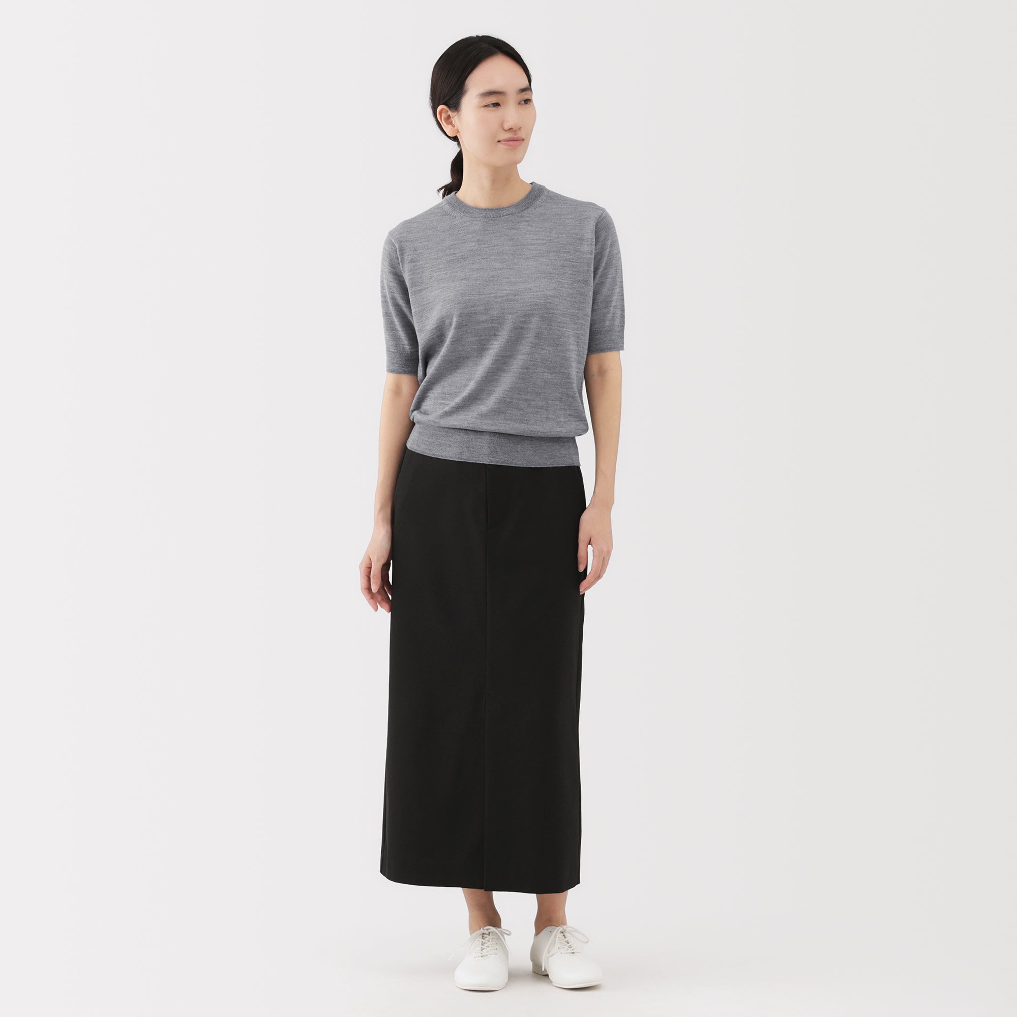 Wool Half Sleeve Sweater - Image 17