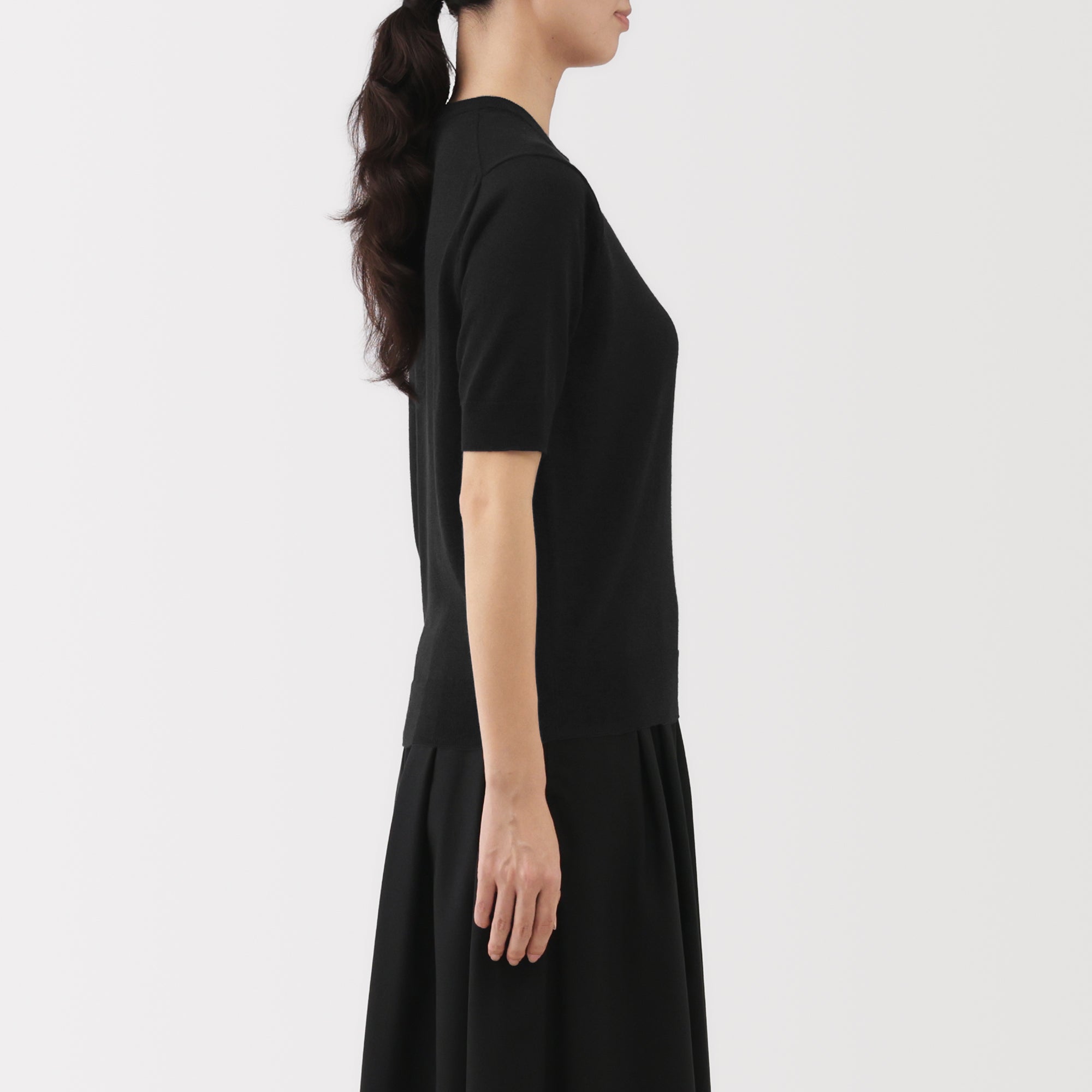 Wool Half Sleeve Sweater - Image 25