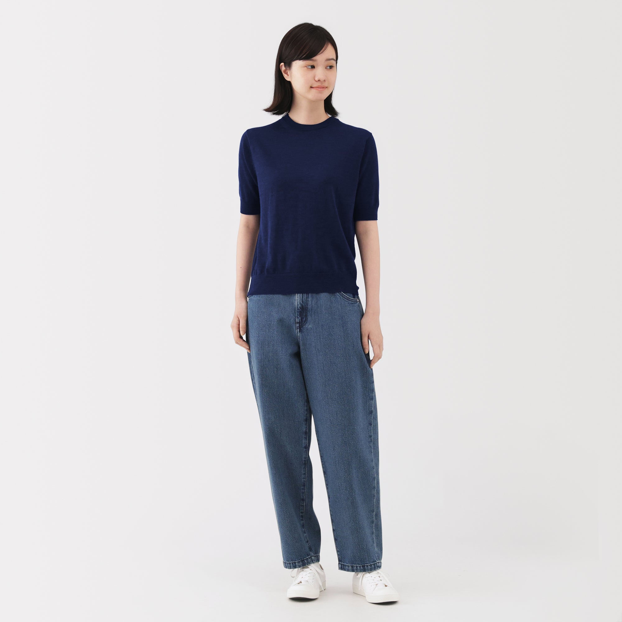 Wool Half Sleeve Sweater - Image 10