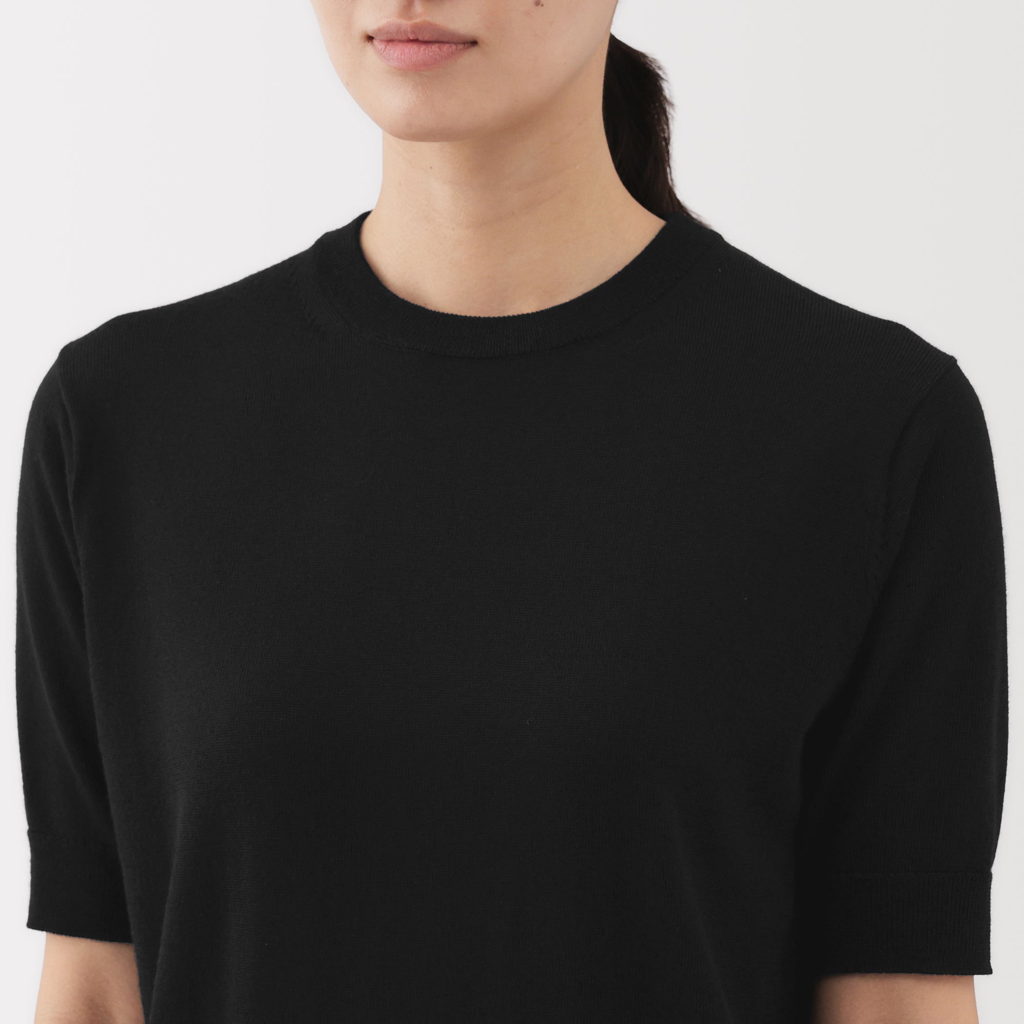 Wool Half Sleeve Sweater - Image 13