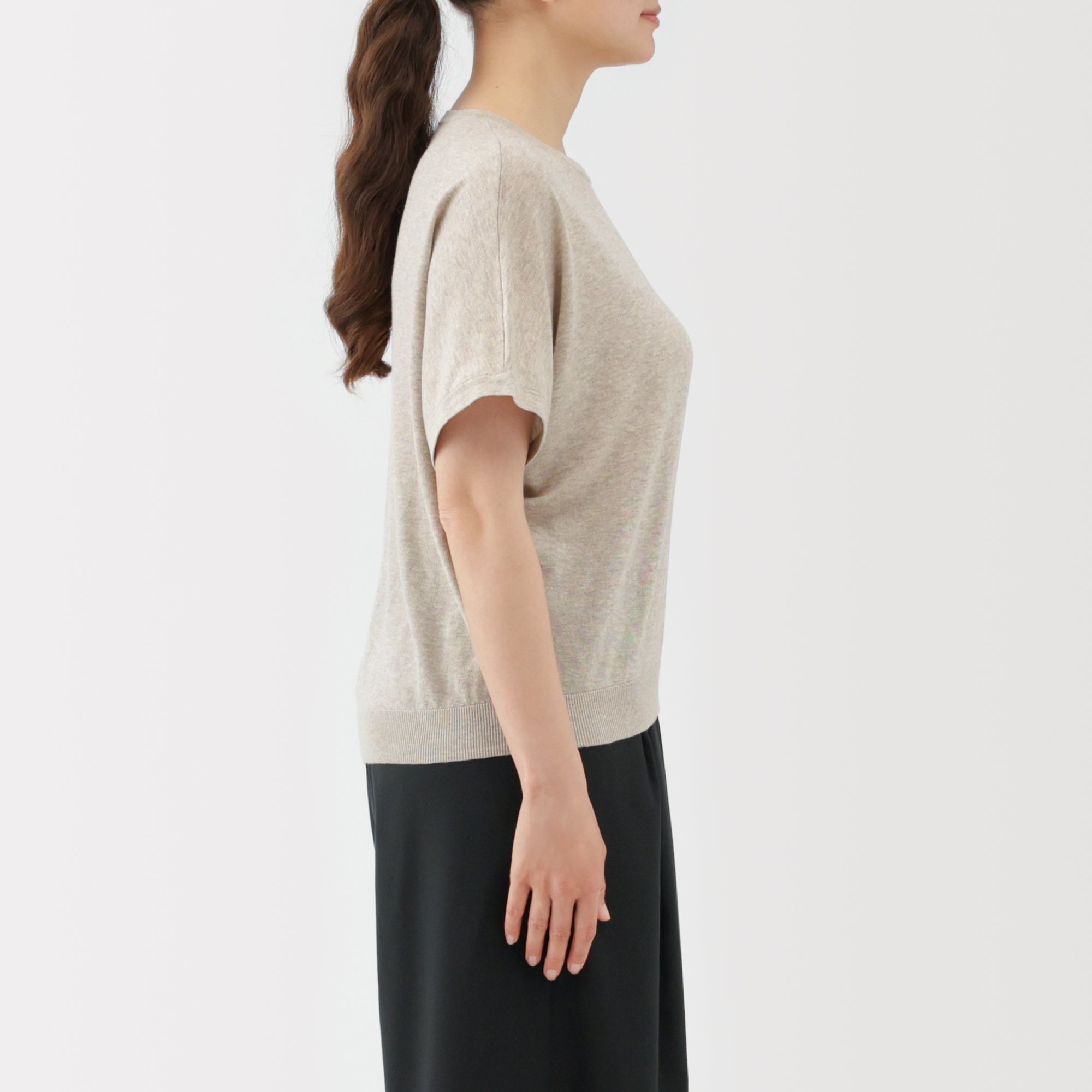 Lyocell Blend Dolman Sleeve Sweater - Image 5