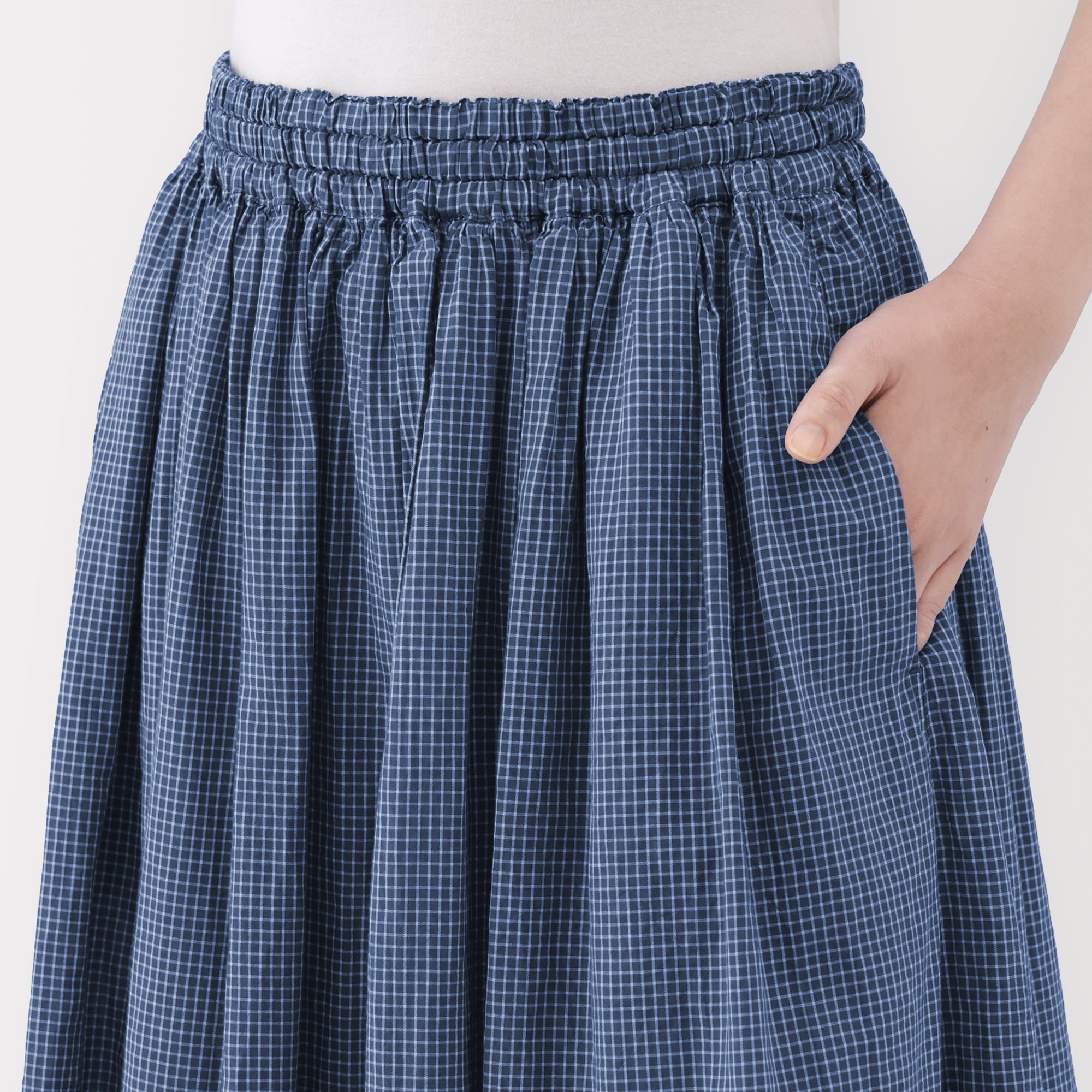 Cotton Voile Gathered Skirt - Image 26