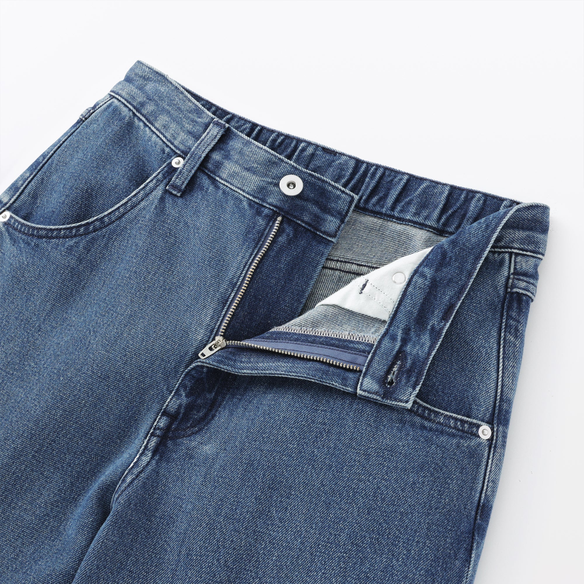 Kapok Blend Denim Barrel Pants - Image 18