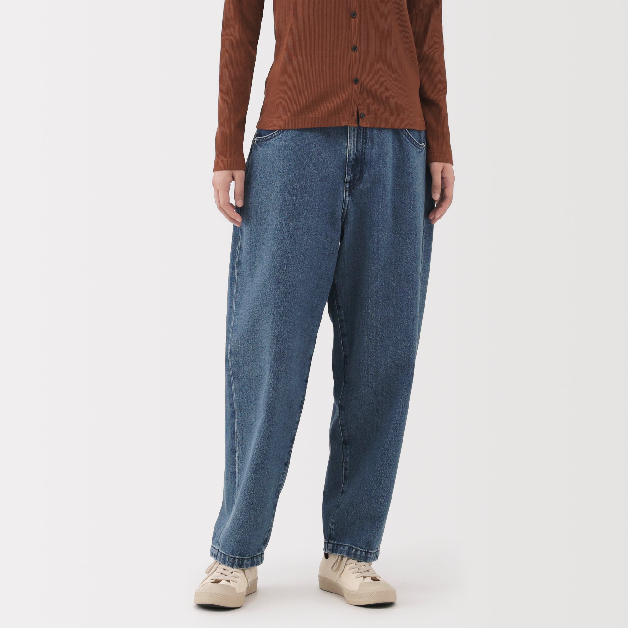 Kapok Blend Denim Barrel Pants - Image 12
