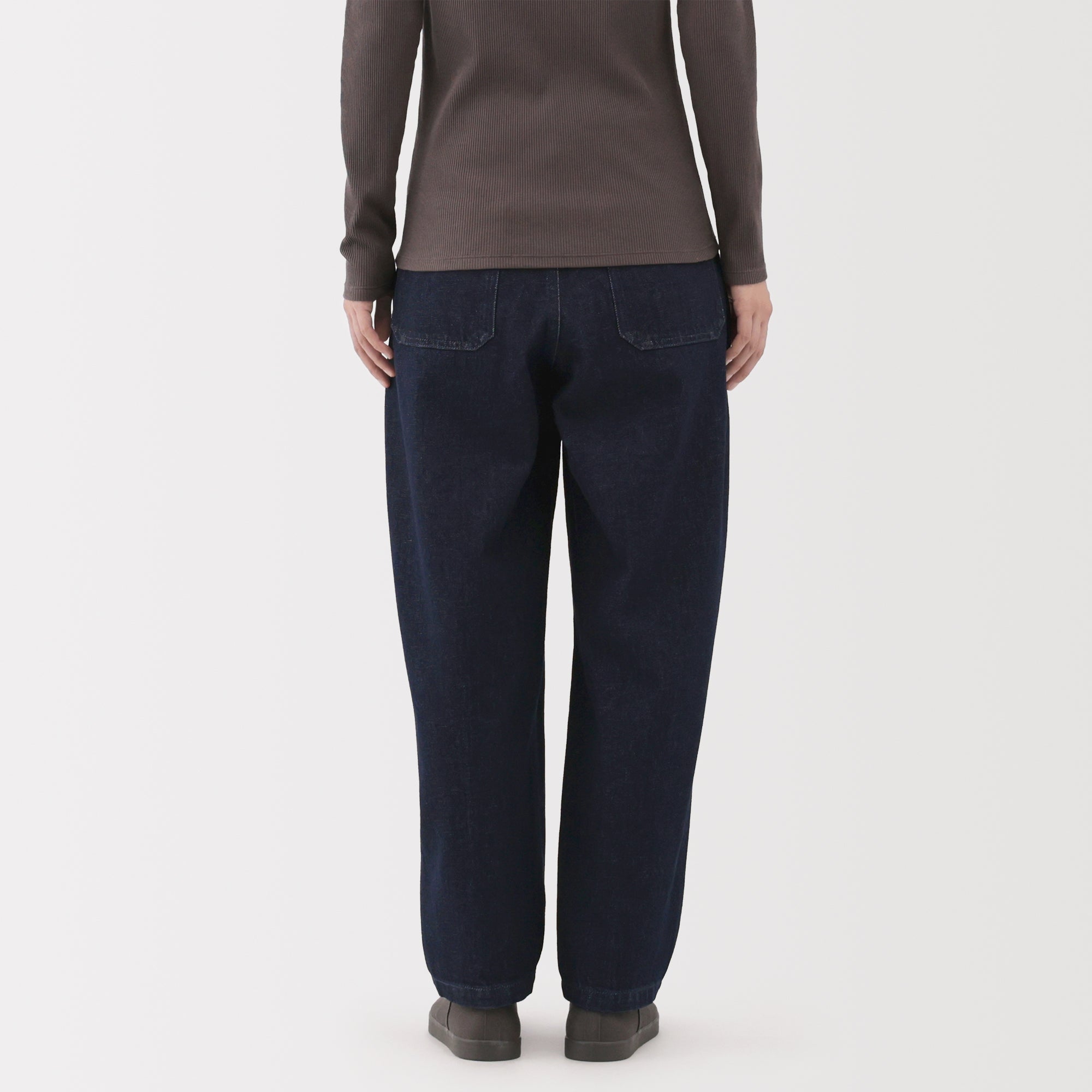 Kapok Blend Denim Barrel Pants - Image 6