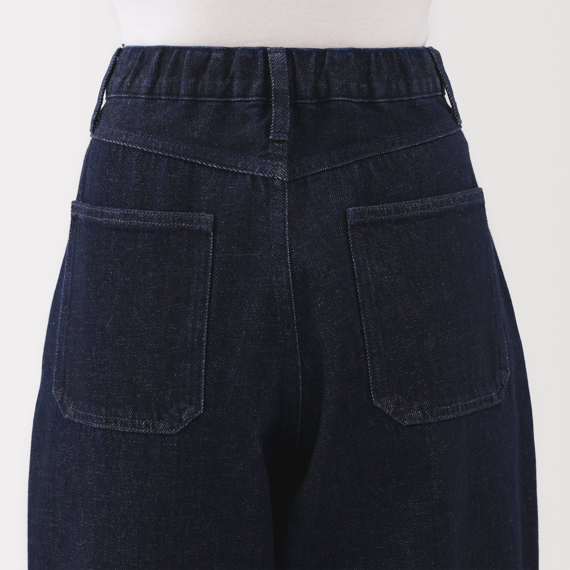 Kapok Blend Denim Barrel Pants - Image 8