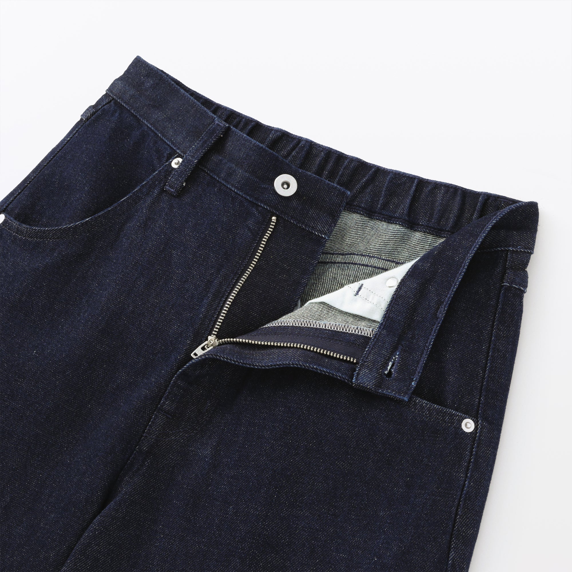Kapok Blend Denim Barrel Pants - Image 9