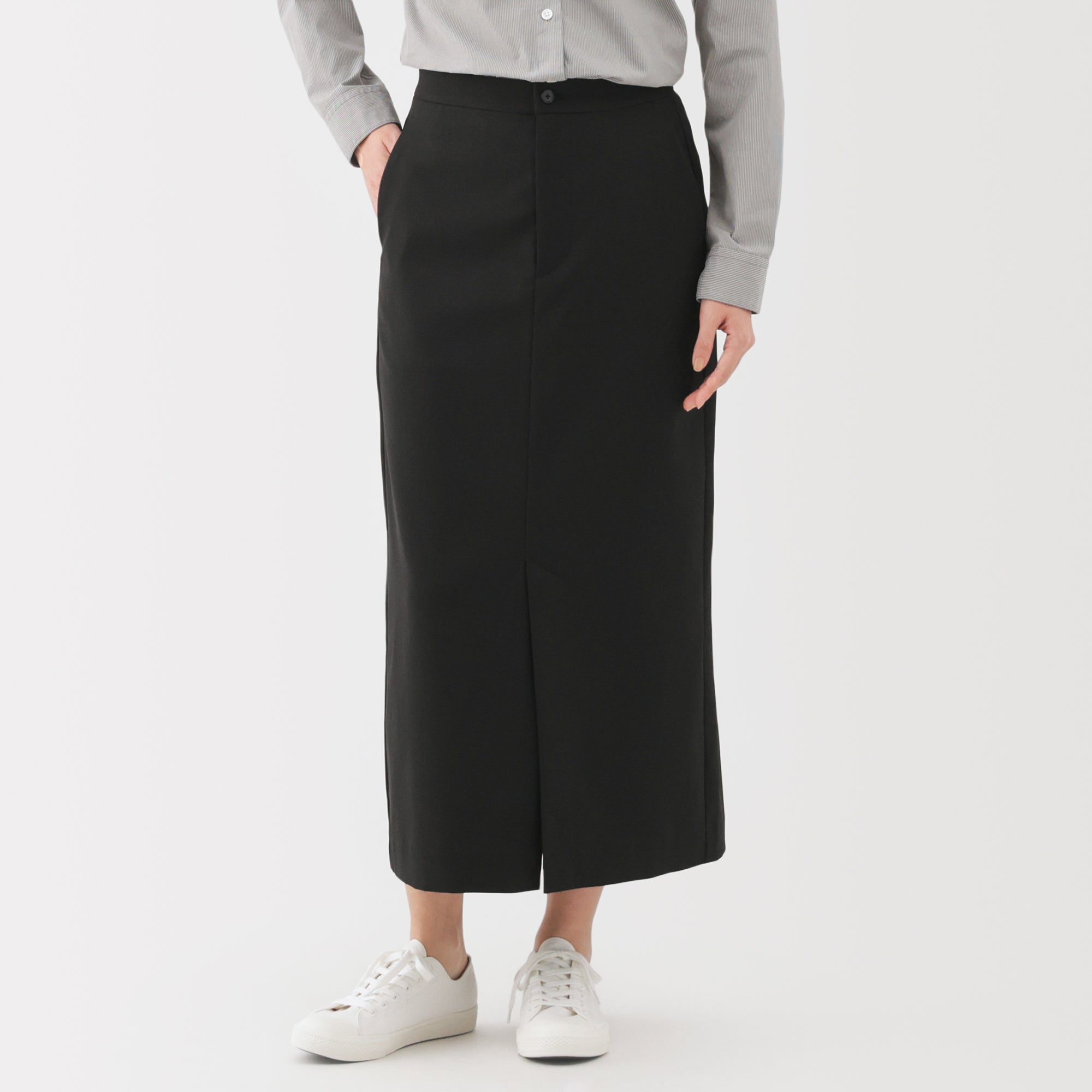 Water Repellent Straight Skirt - Image 2