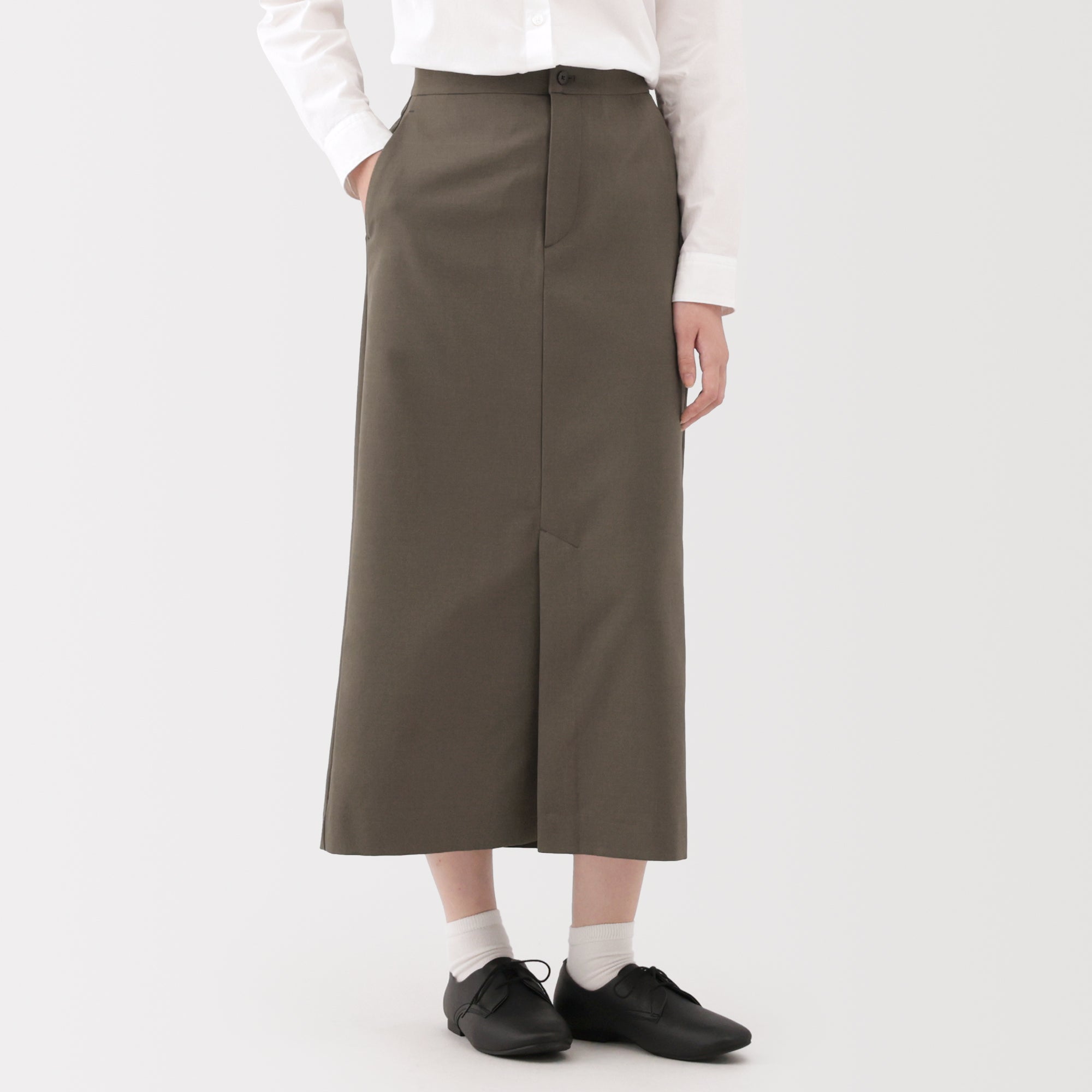 Water Repellent Straight Skirt - Image 26
