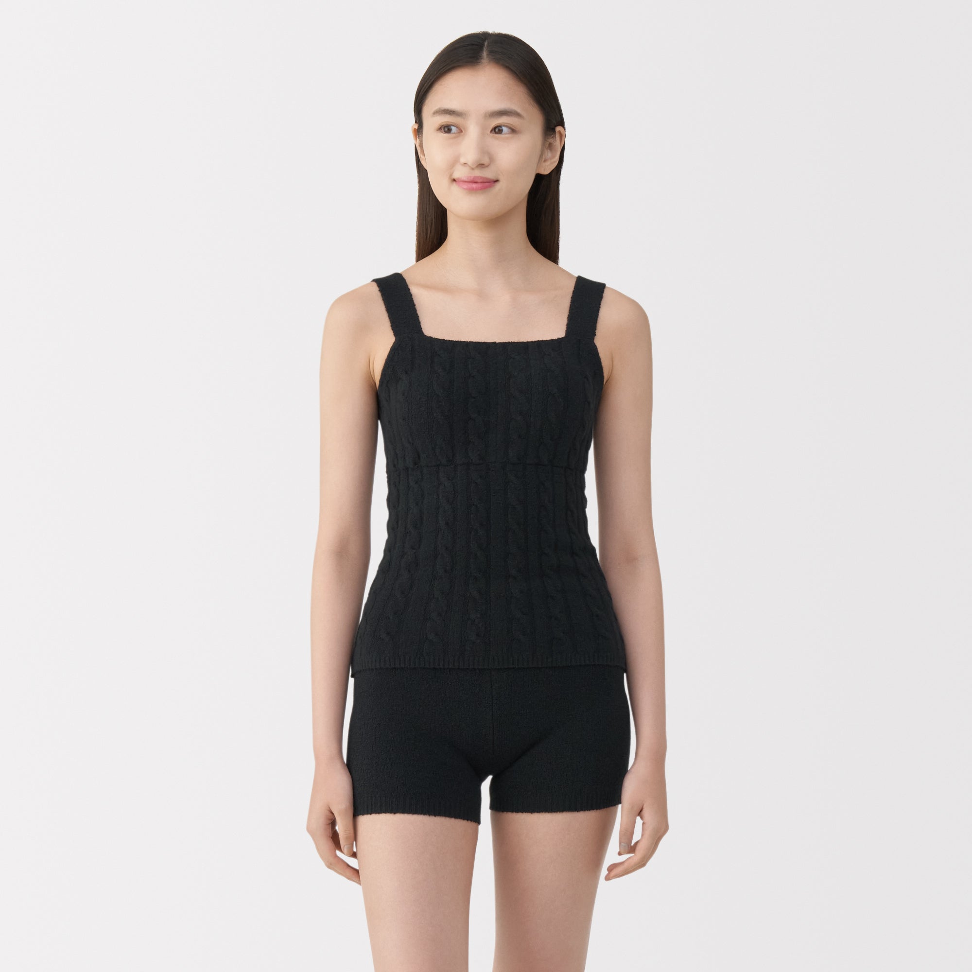 Cotton Blend Bra Tank Top - Image 3