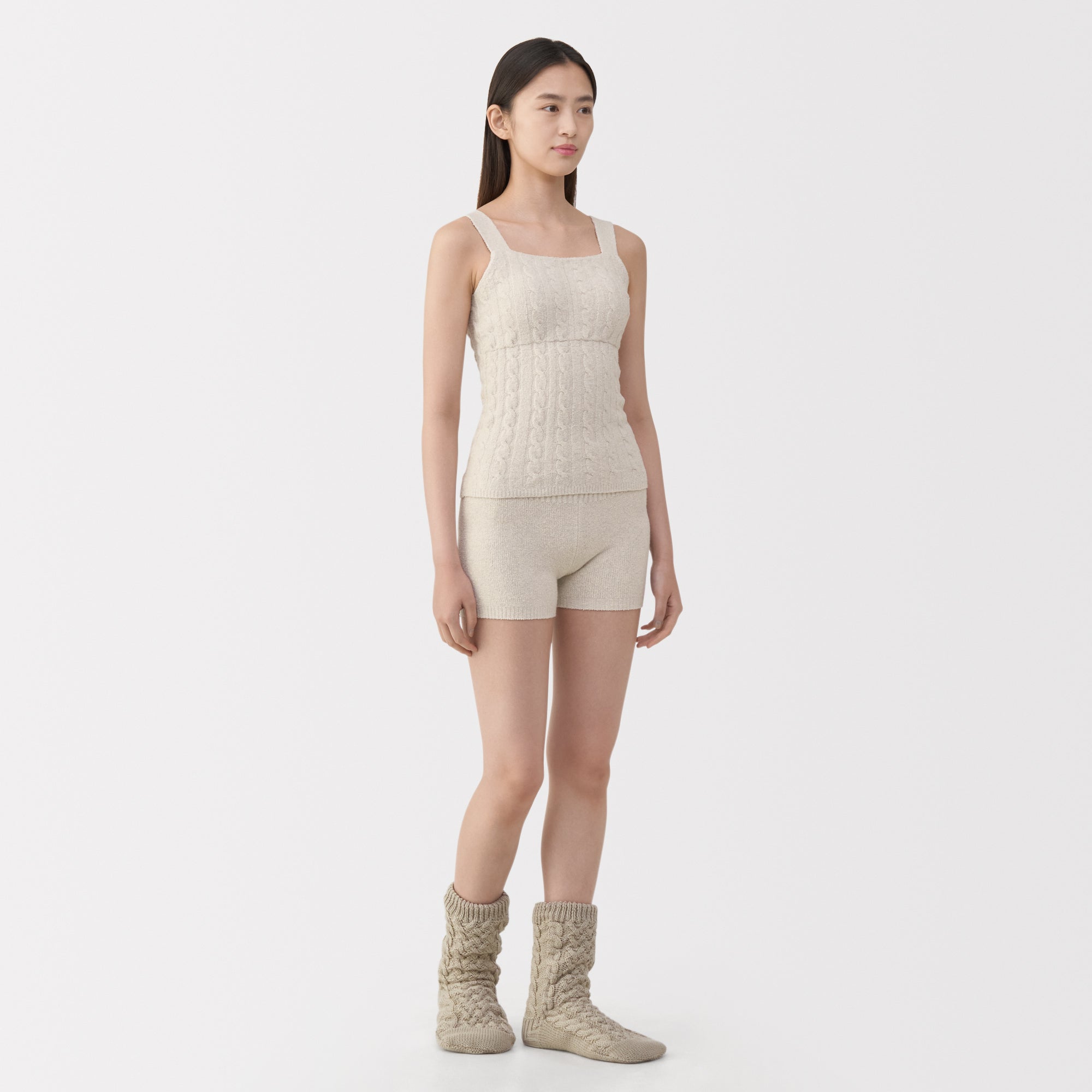 Cotton Blend Bra Tank Top - Image 13