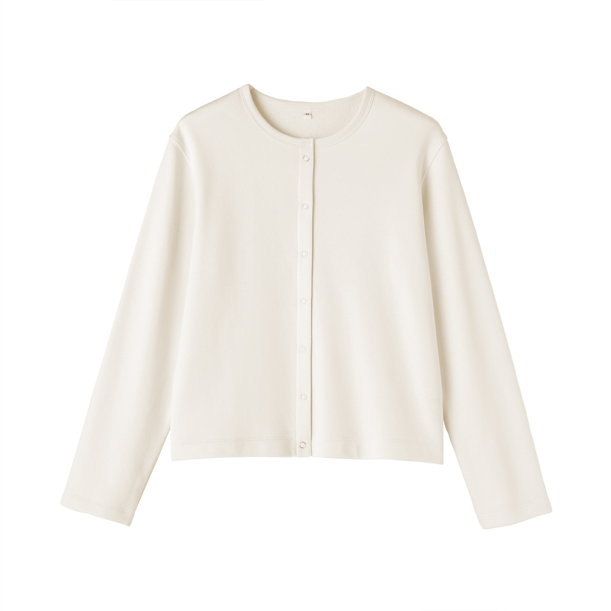 French Terry Sweatshirt Cardigan - Image 10