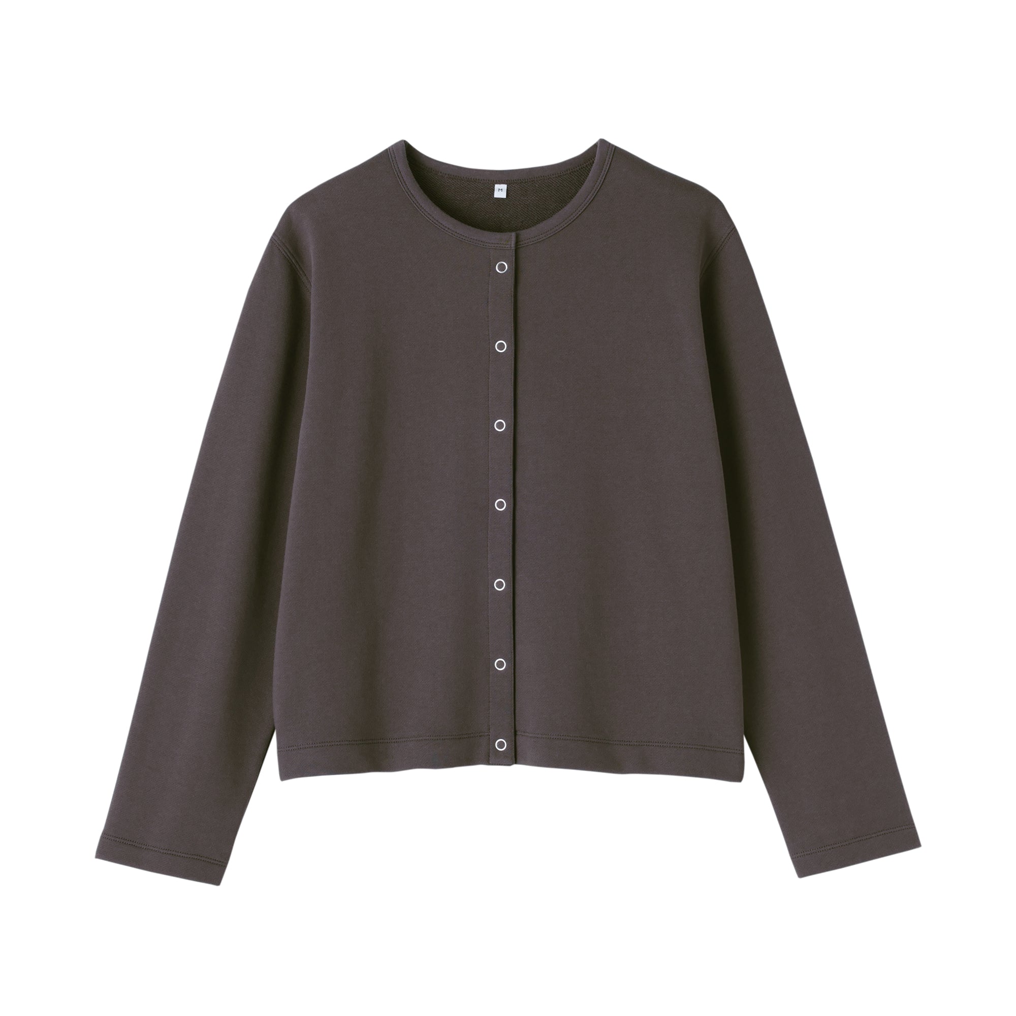 French Terry Sweatshirt Cardigan - Image 2