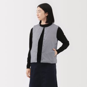 Lightweight Down Collarless Vest