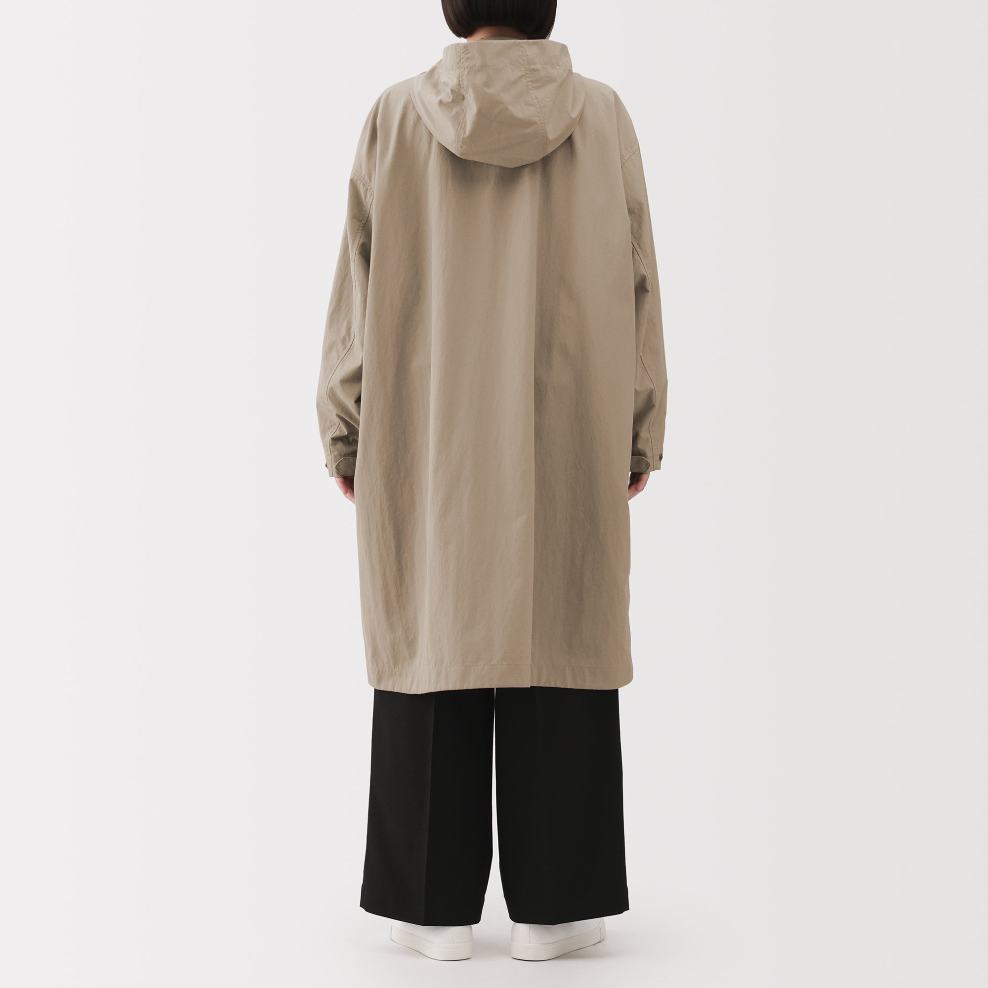 Water-Repellent Hooded Long Coat - Image 28