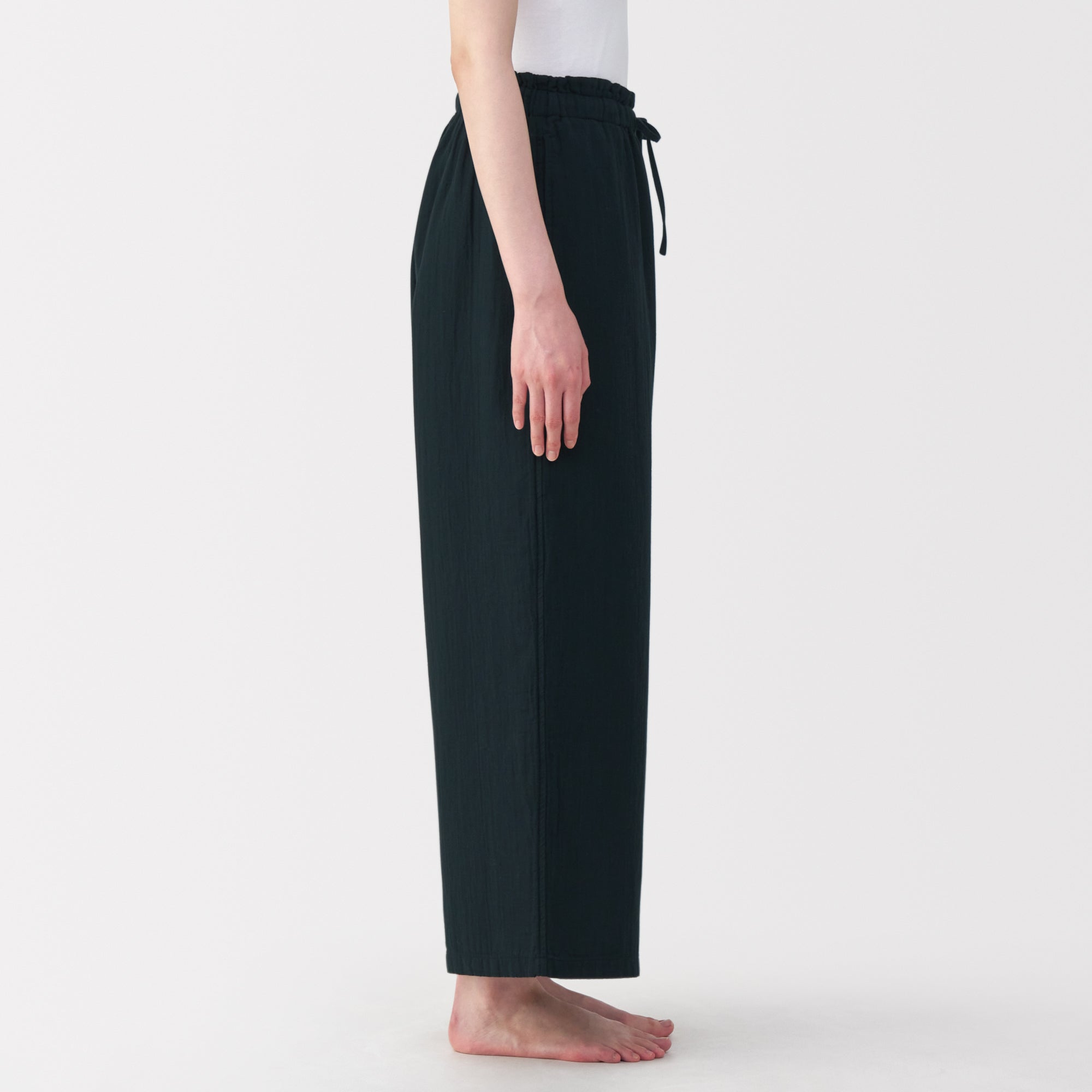 Crepe Gauze Long Pants - Image 13