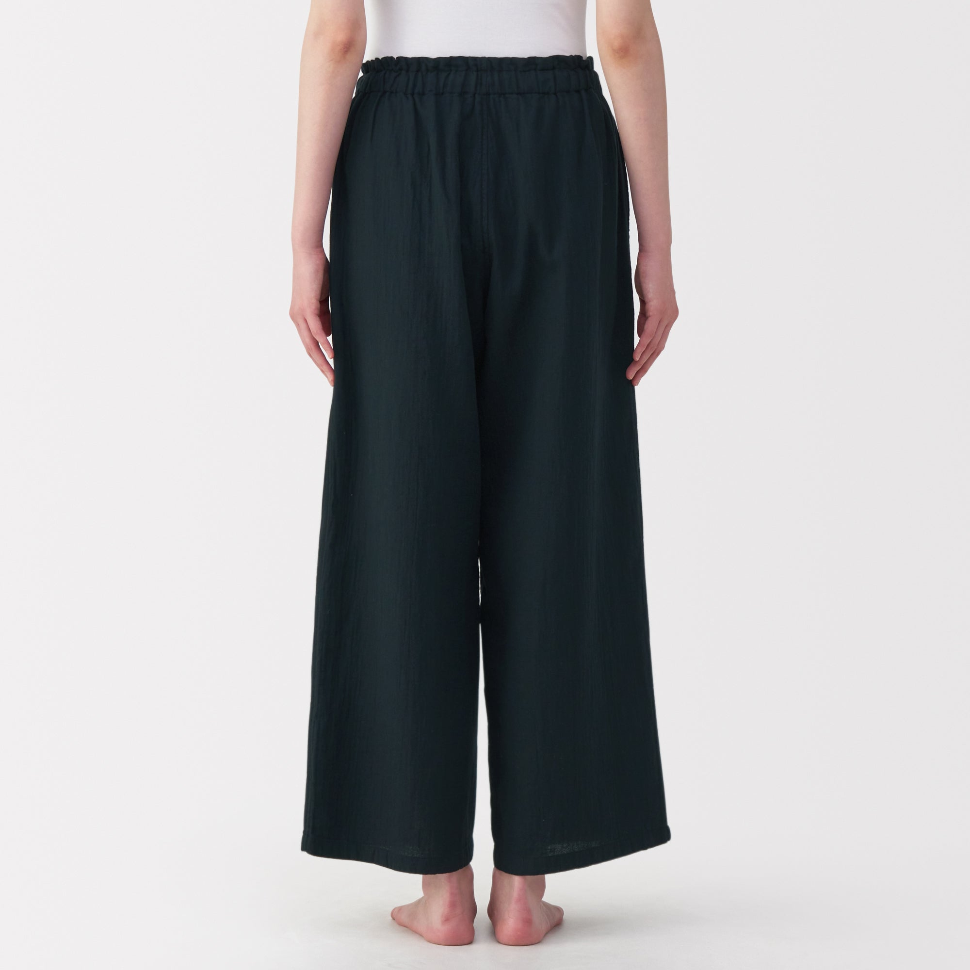 Crepe Gauze Long Pants - Image 14