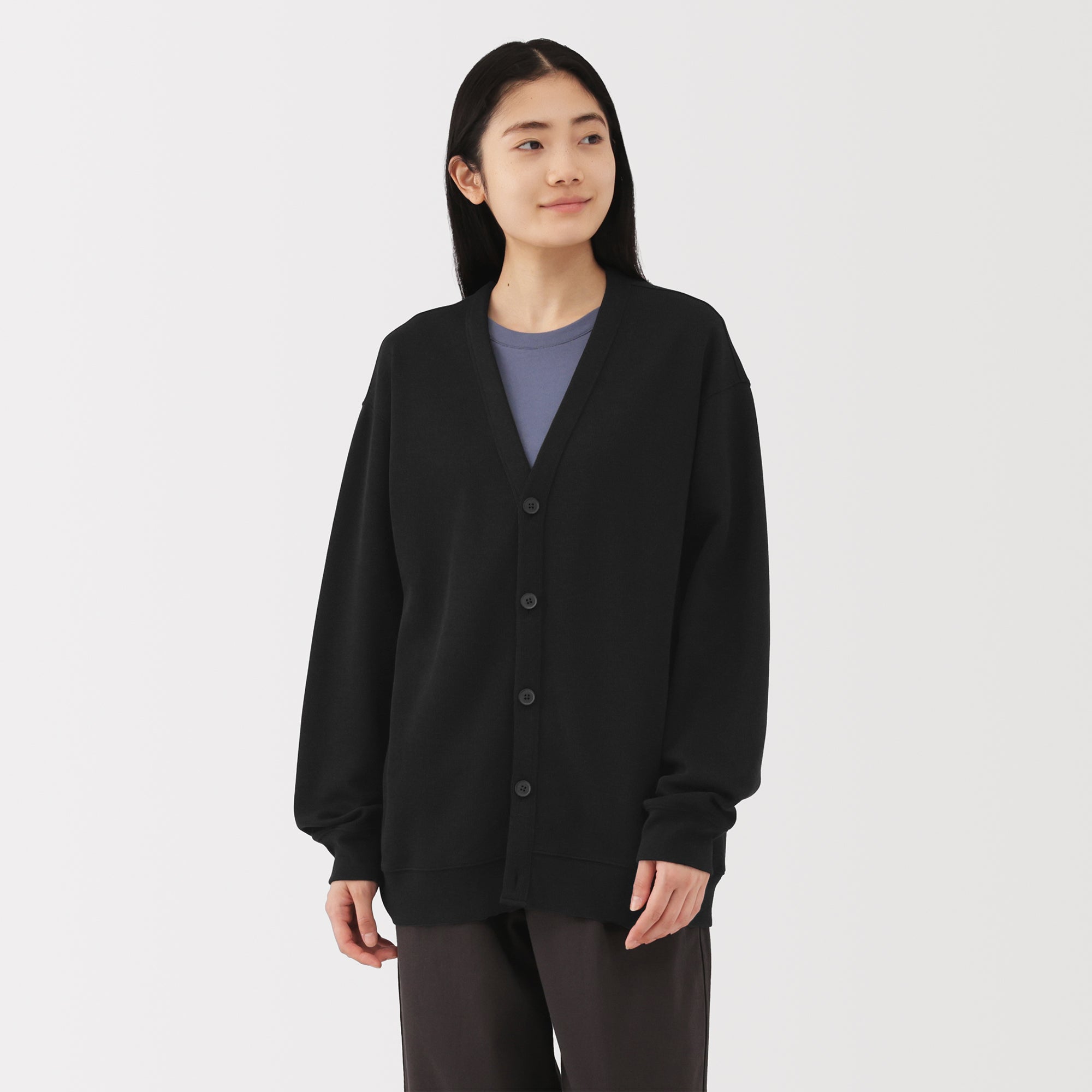 Double Knitted V-Neck Cardigan - Image 33