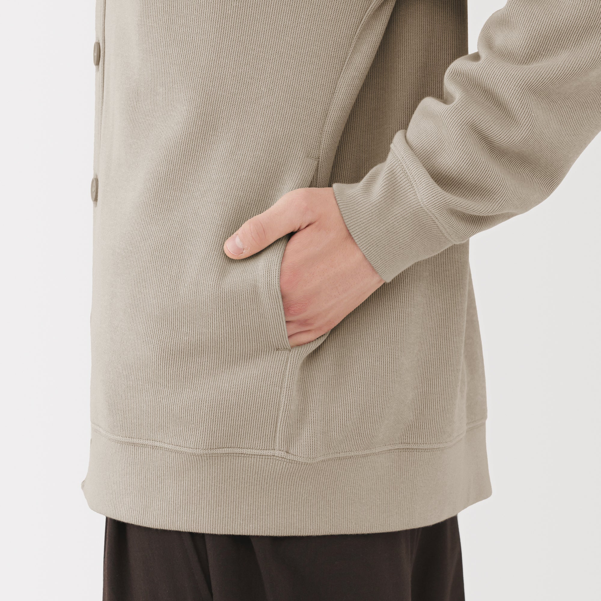 Double Knitted V-Neck Cardigan - Image 38