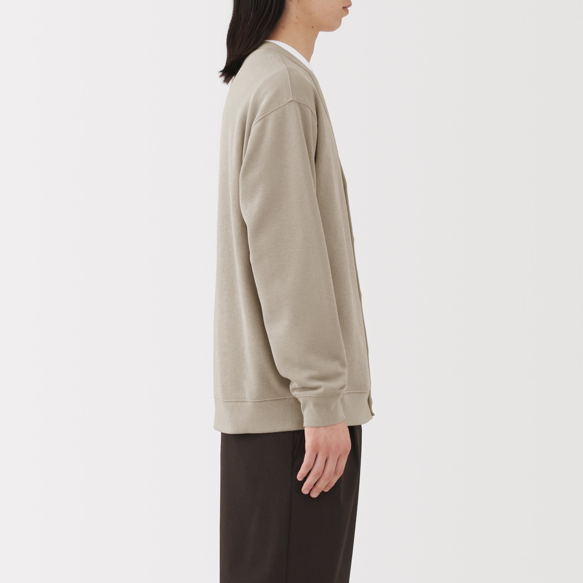 Double Knitted V-Neck Cardigan - Image 25
