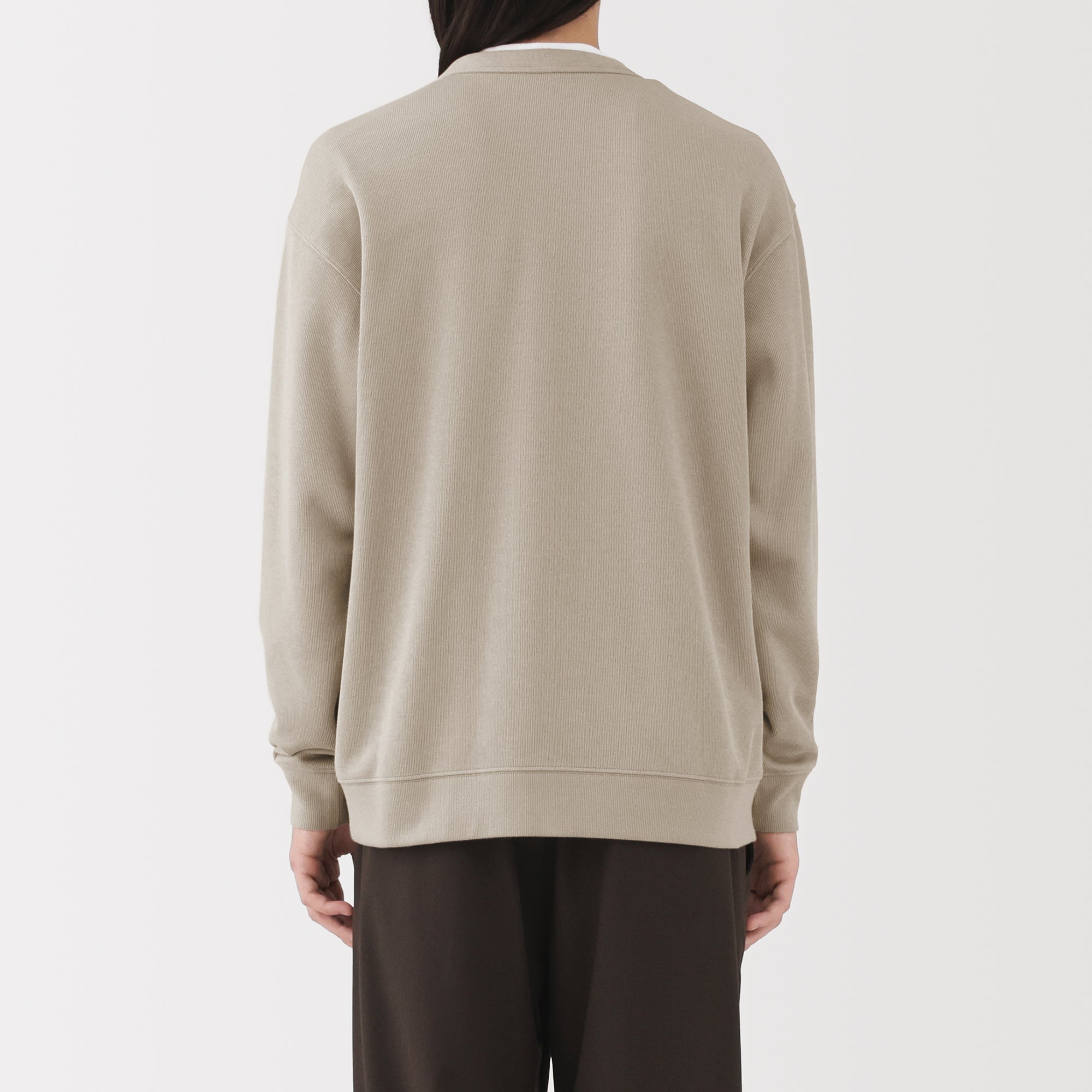 Double Knitted V-Neck Cardigan - Image 7