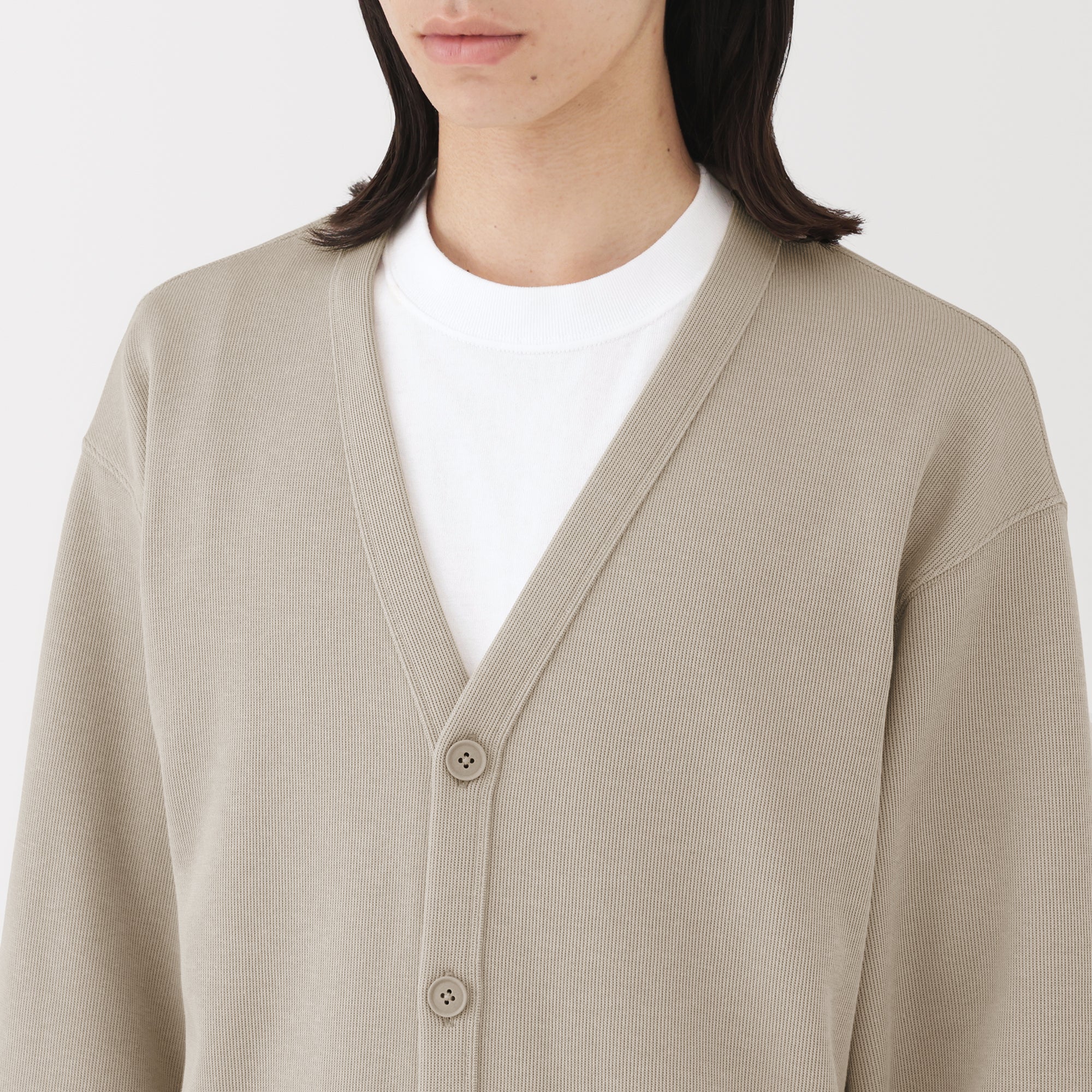 Double Knitted V-Neck Cardigan - Image 17
