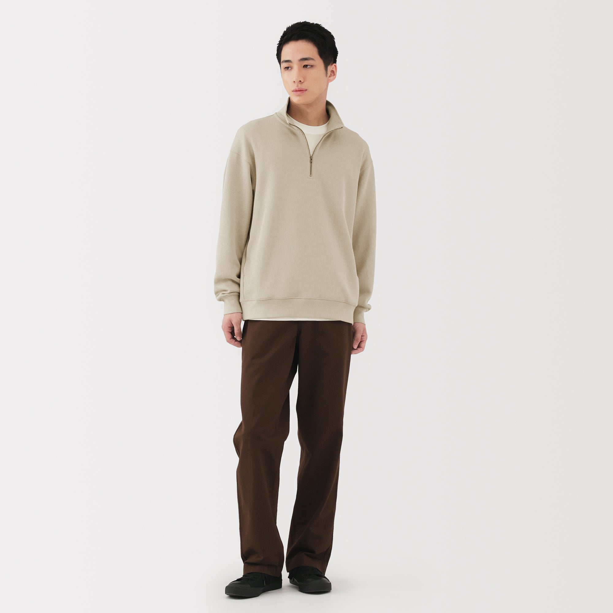 Double Knit Half-Zip Pullover - Image 22