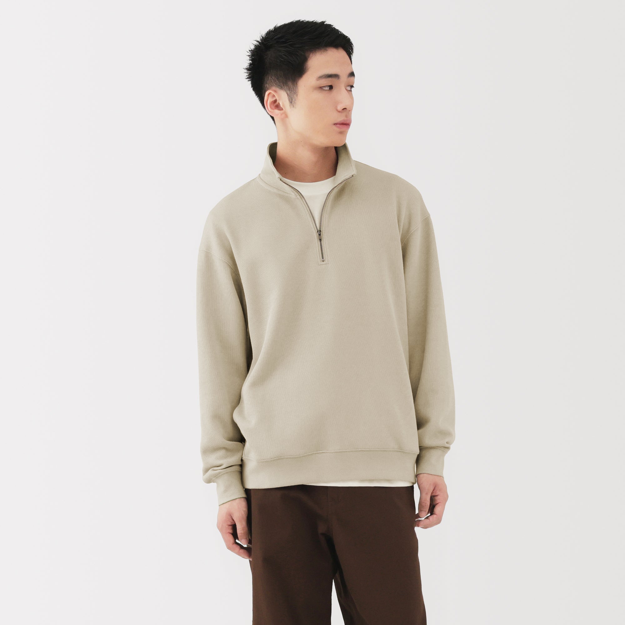 Double Knit Half-Zip Pullover - Image 21