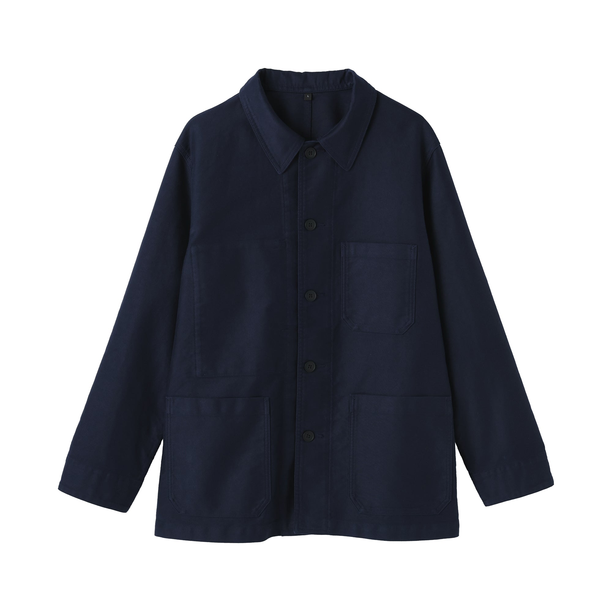 Kapok Blend Moleskin Coverall Jacket - Image 11
