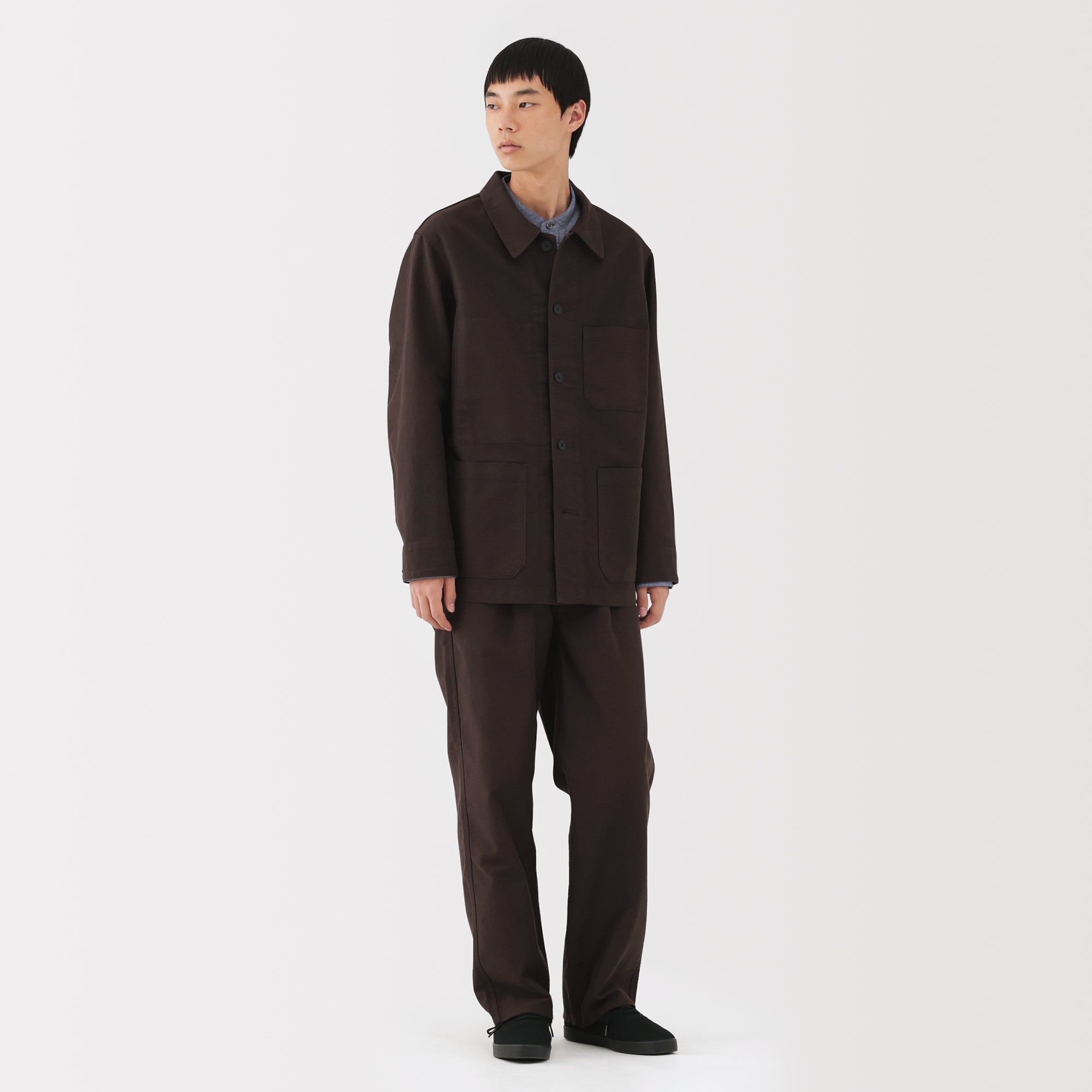 Kapok Blend Moleskin Coverall Jacket - Image 22