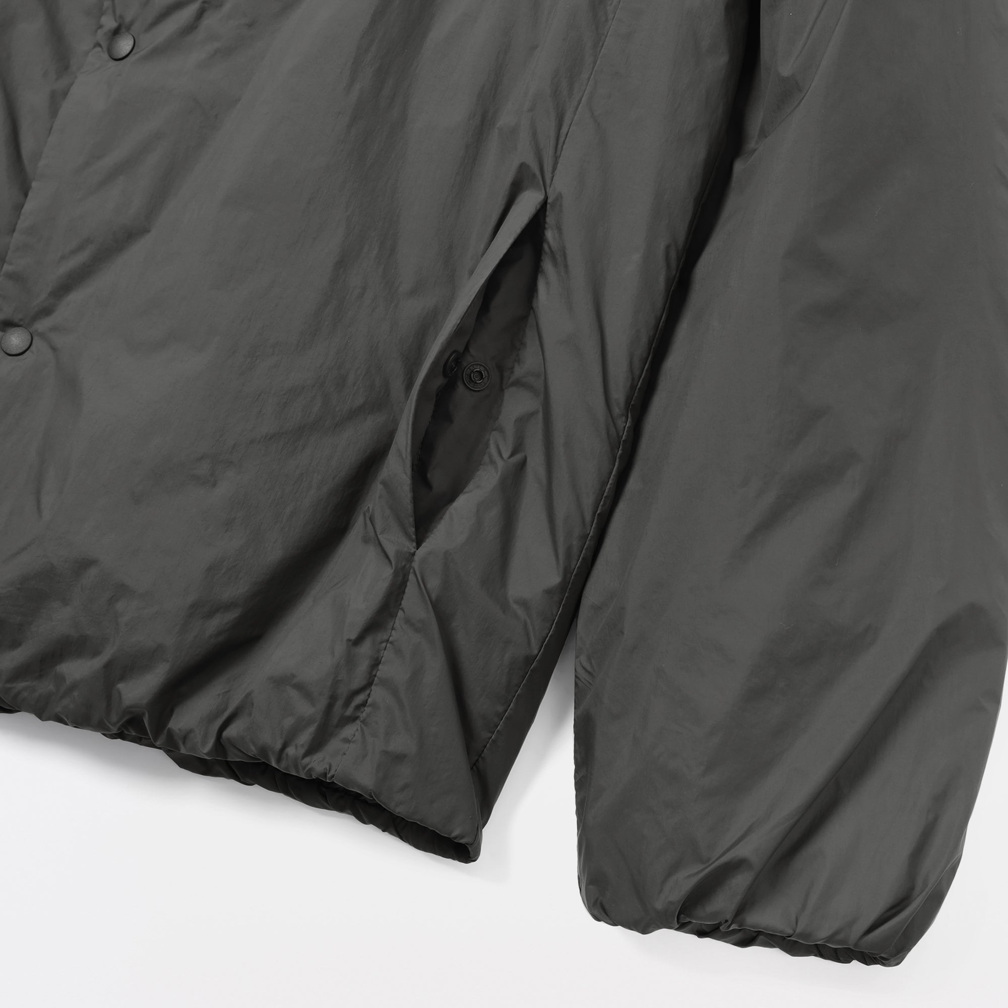 Lightweight Down Collarless Jacket - Image 8