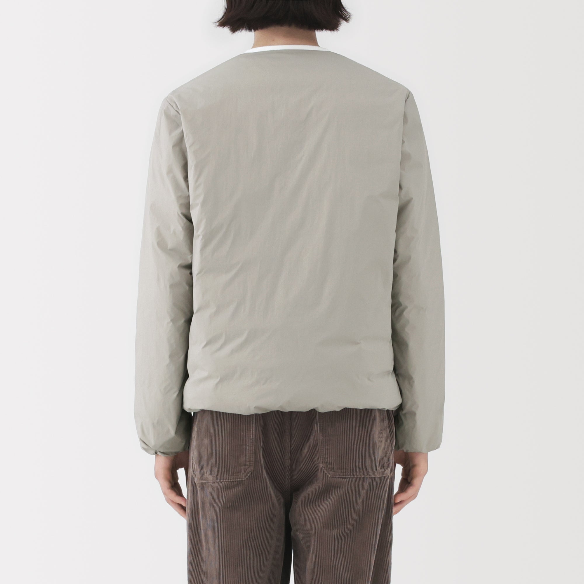 Lightweight Down Collarless Jacket - Image 26