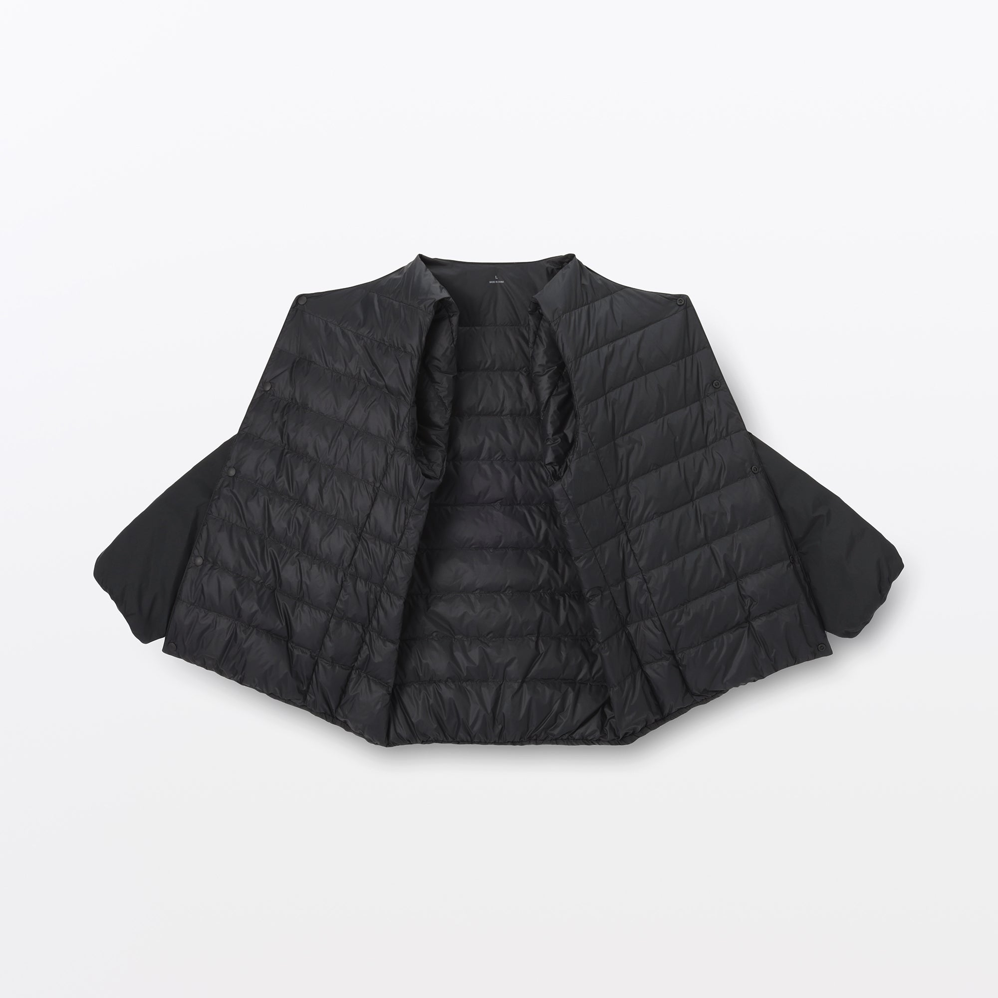 Lightweight Down Collarless Jacket - Image 30