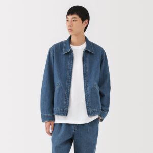 Kapok Blend Denim Blouson