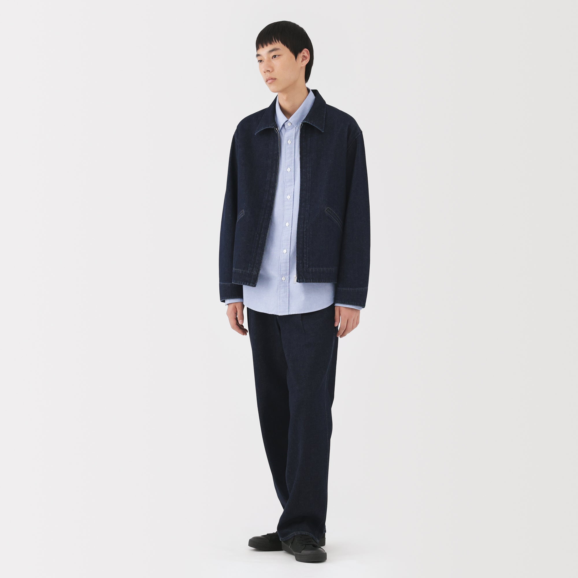 Kapok Blend Denim Blouson - Image 12